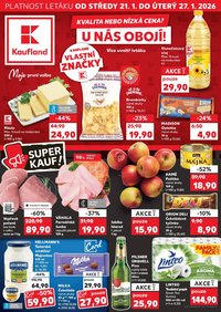 KAUFLAND leták - Od středy 21.1.2026 (2026-01-21 - 2026-01-27)