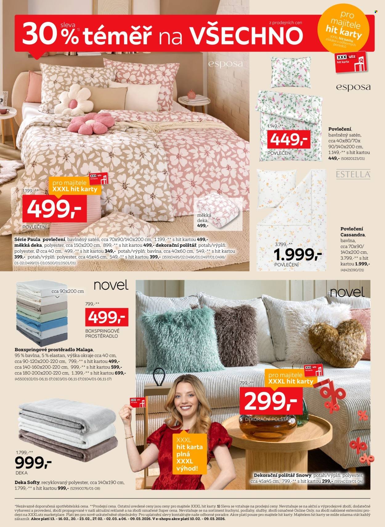 XXXLUTZ leták - Týdny bytového textilu (2026-02-09 - 2026-03-08)