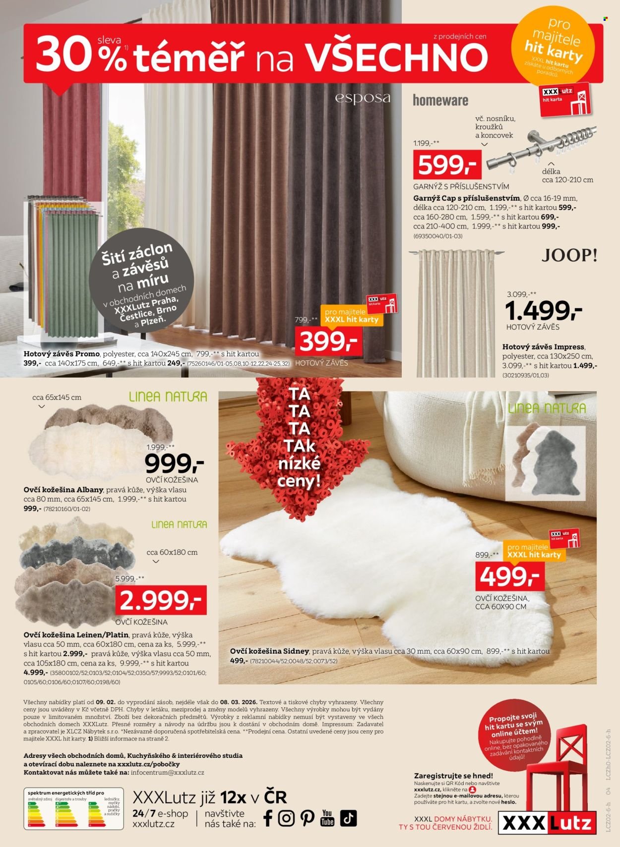 XXXLUTZ leták - Týdny bytového textilu (2026-02-09 - 2026-03-08)