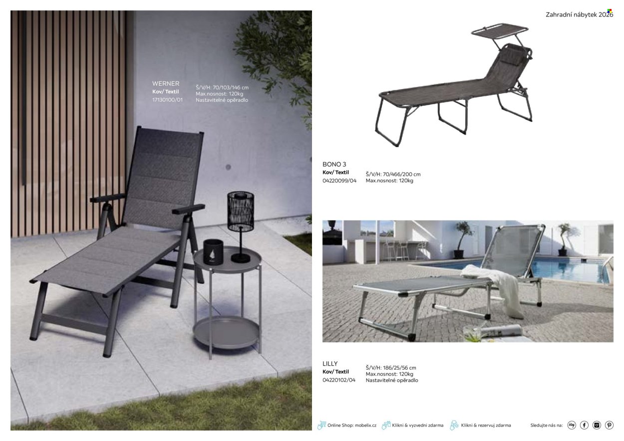 MÖBELIX leták - Zahradní nábytek (2026-03-01 - 2026-09-30)
