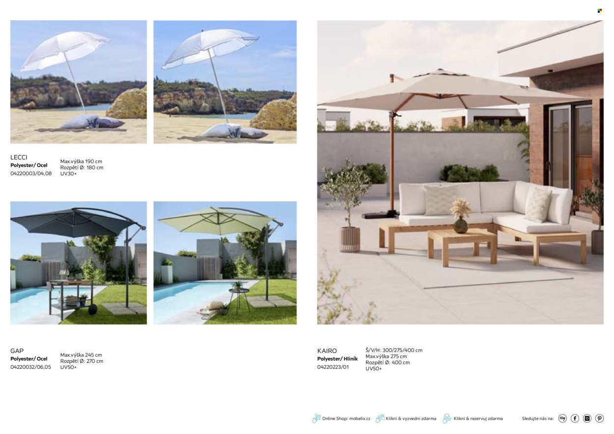 MÖBELIX leták - Zahradní nábytek (2026-03-01 - 2026-09-30)