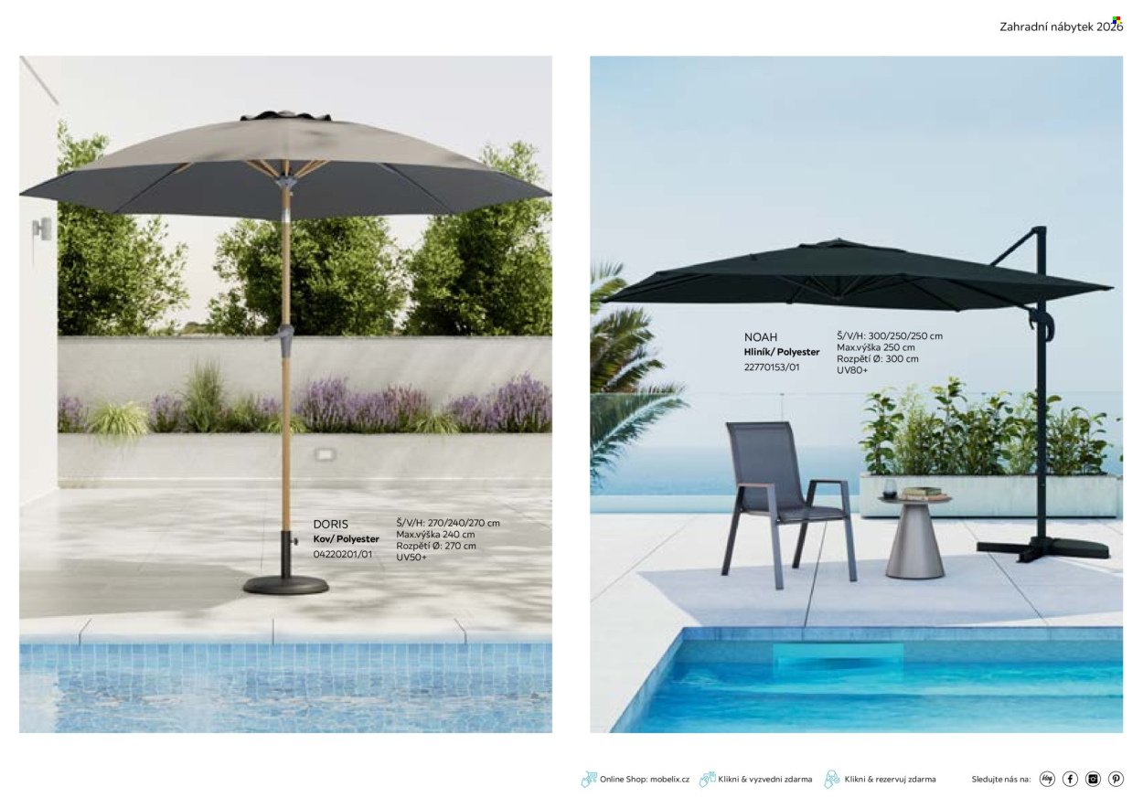 MÖBELIX leták - Zahradní nábytek (2026-03-01 - 2026-09-30)