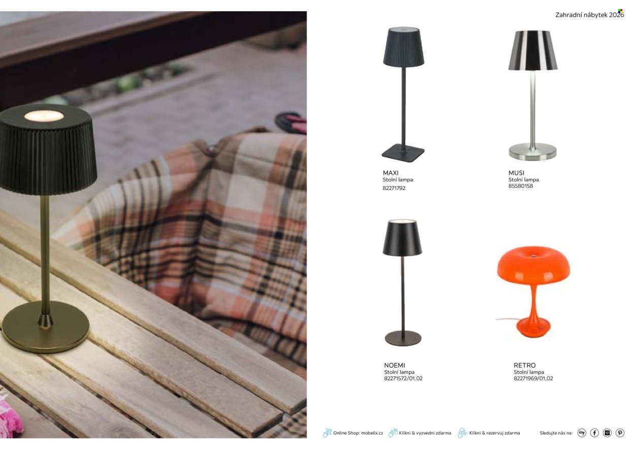MÖBELIX leták - Zahradní nábytek (2026-03-01 - 2026-09-30)