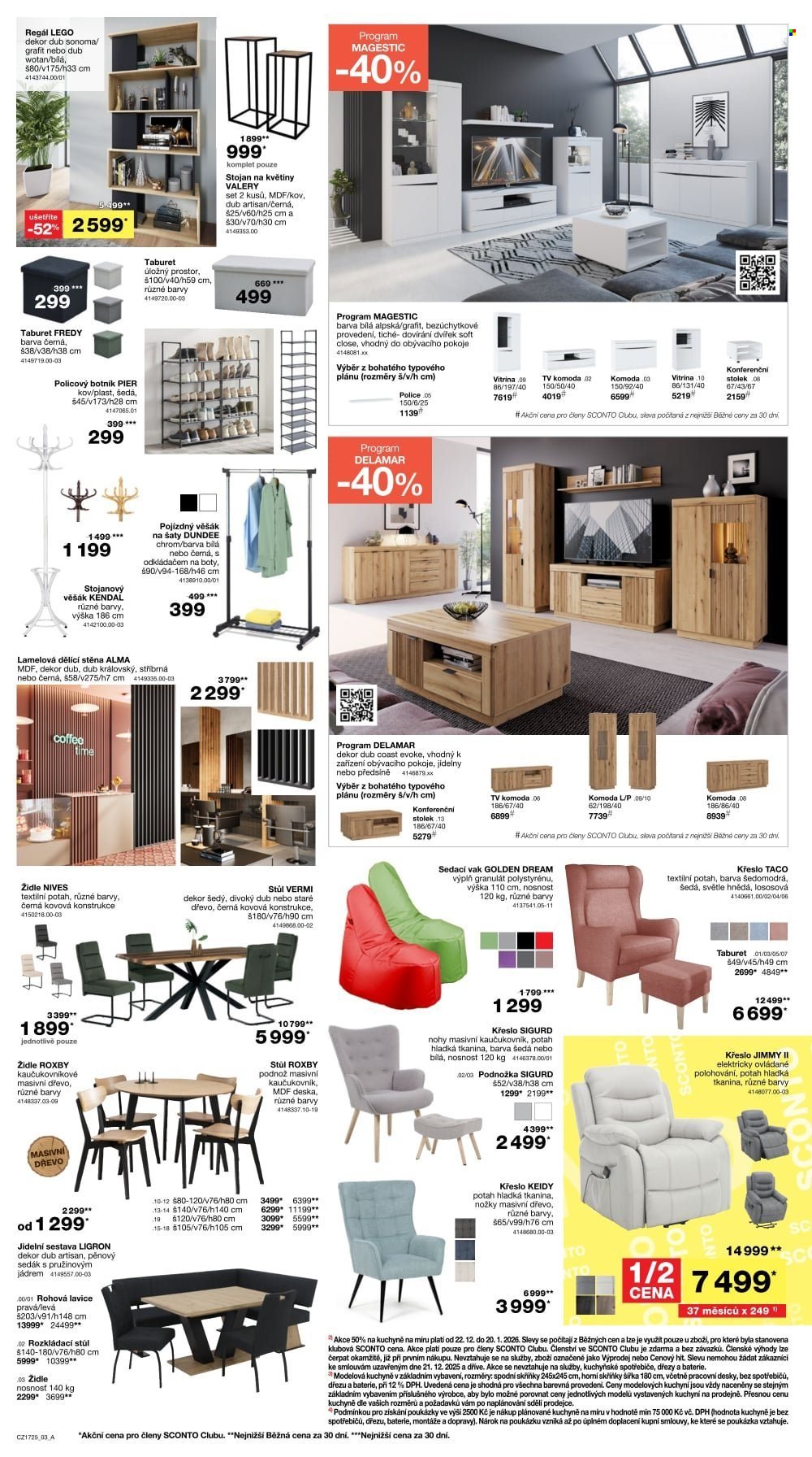 SCONTO NÁBYTEK leták - Až -70% výprodej! (2025-12-22 - 2026-01-20)