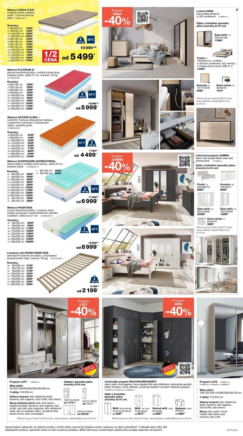 SCONTO NÁBYTEK leták - Až -70% výprodej! (2025-12-22 - 2026-01-20)