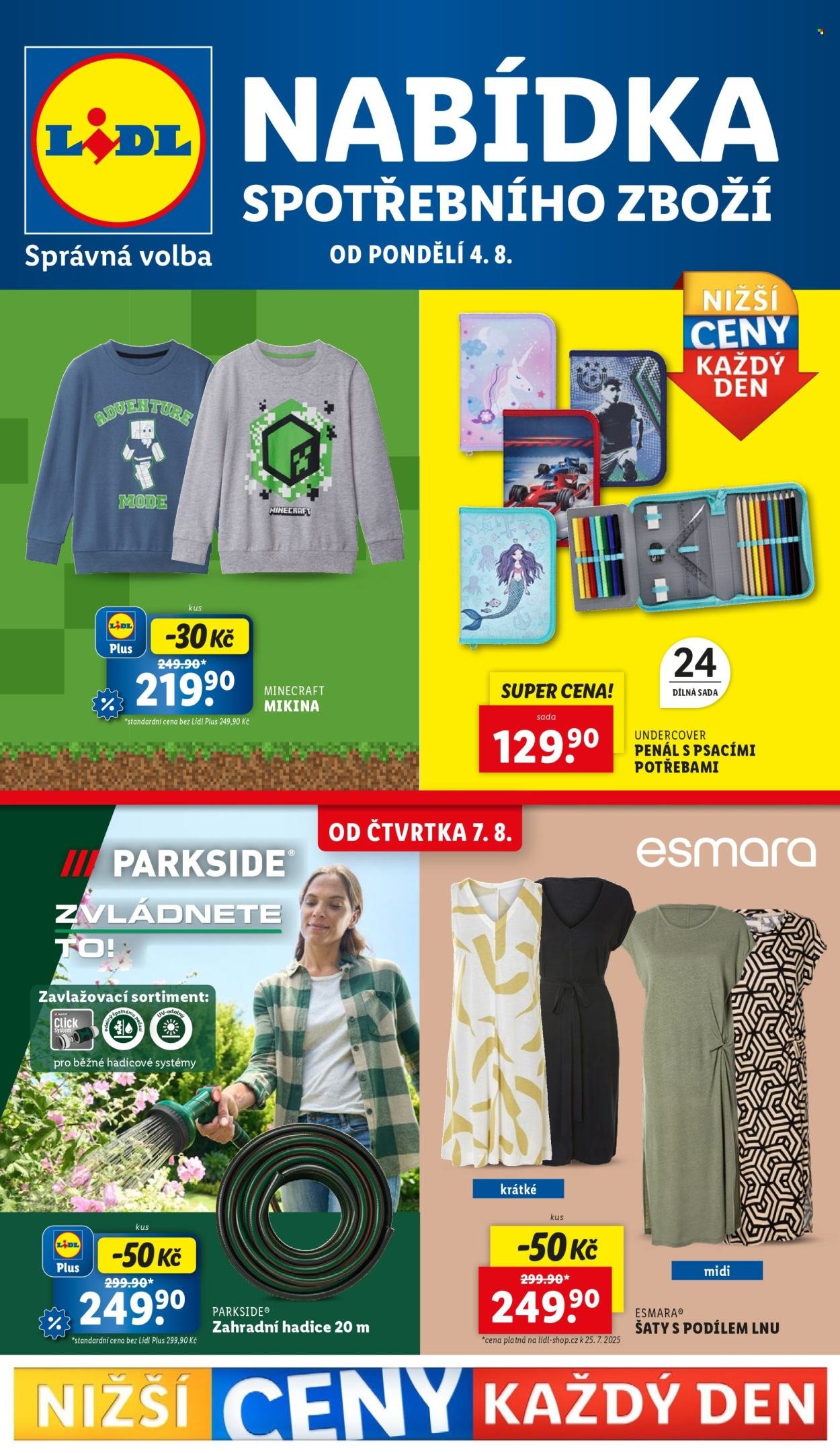 LIDL leták - Spotřební zboží (2025-08-04 - 2025-08-10)