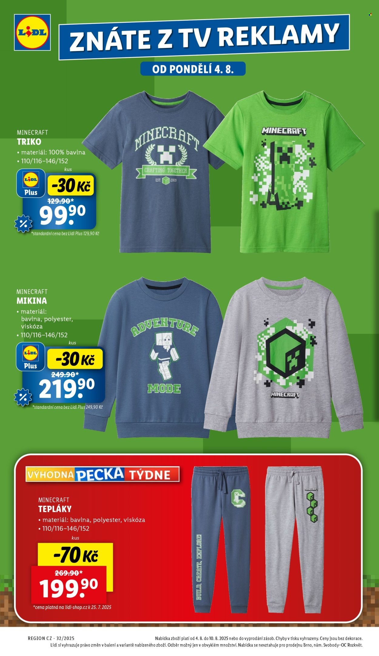 LIDL leták - Spotřební zboží (2025-08-04 - 2025-08-10)