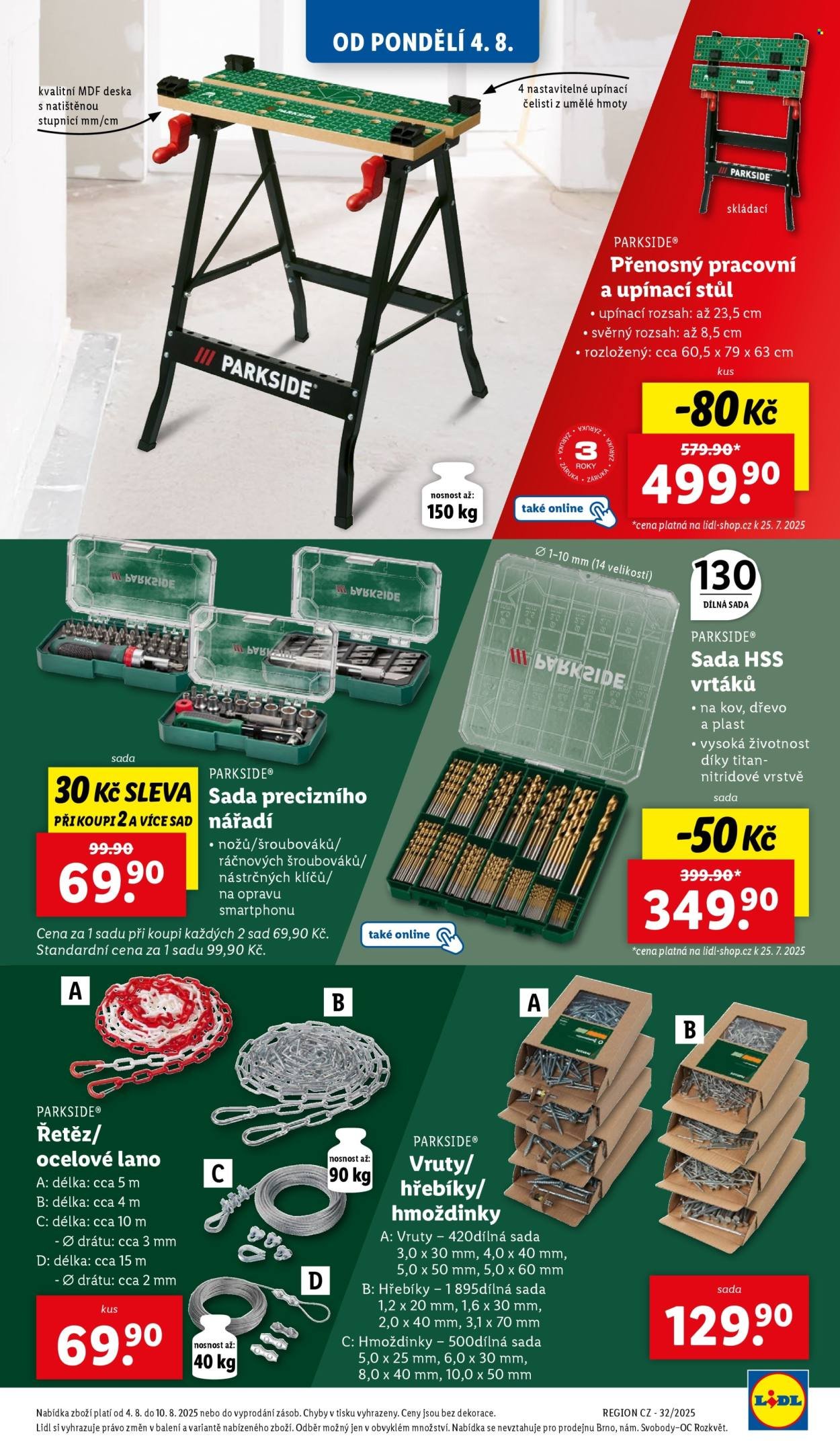LIDL leták - Spotřební zboží (2025-08-04 - 2025-08-10)
