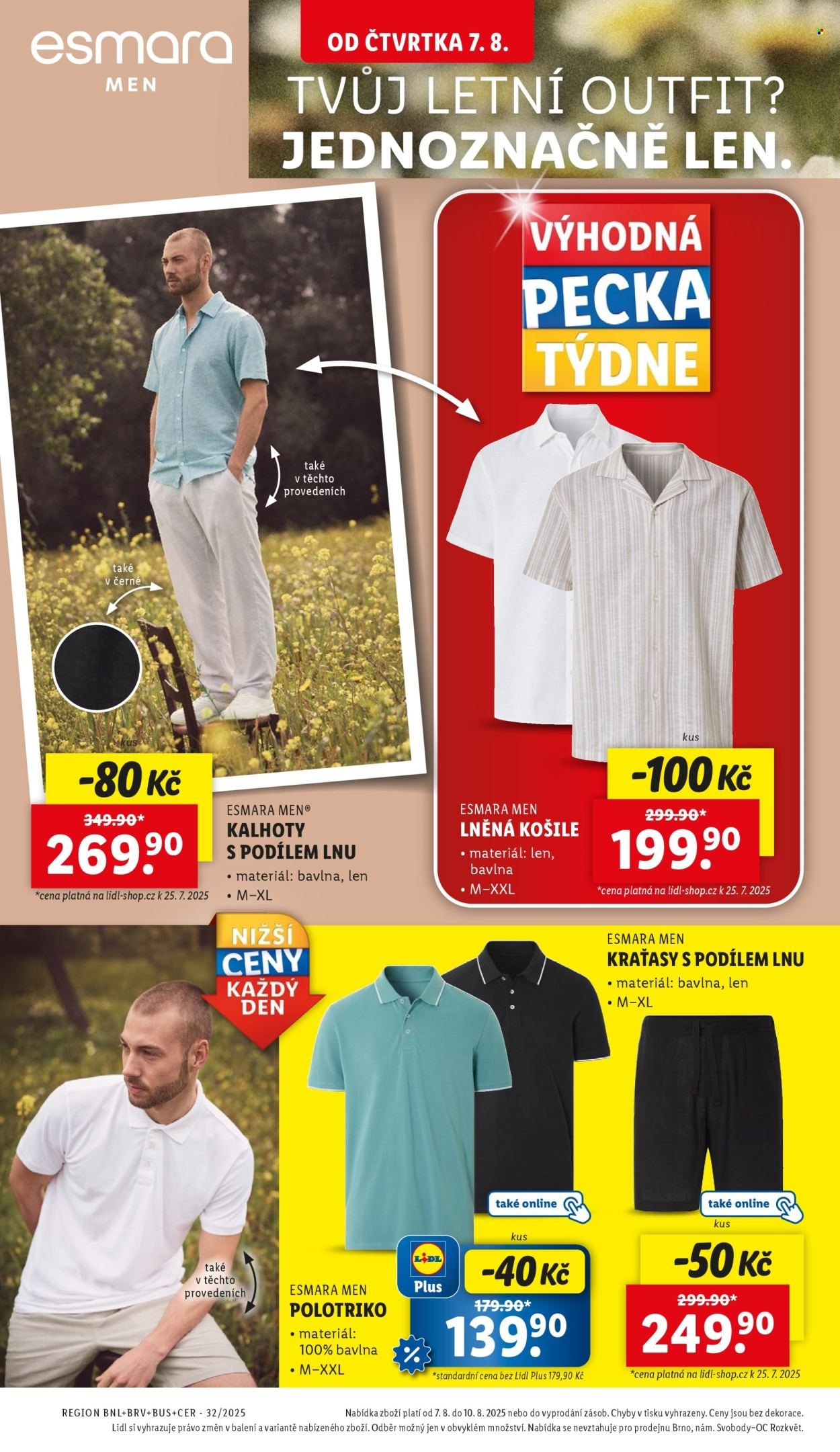 LIDL leták - Spotřební zboží (2025-08-04 - 2025-08-10)
