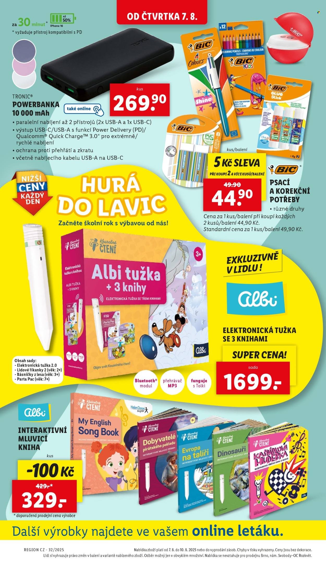 LIDL leták - Spotřební zboží (2025-08-04 - 2025-08-10)