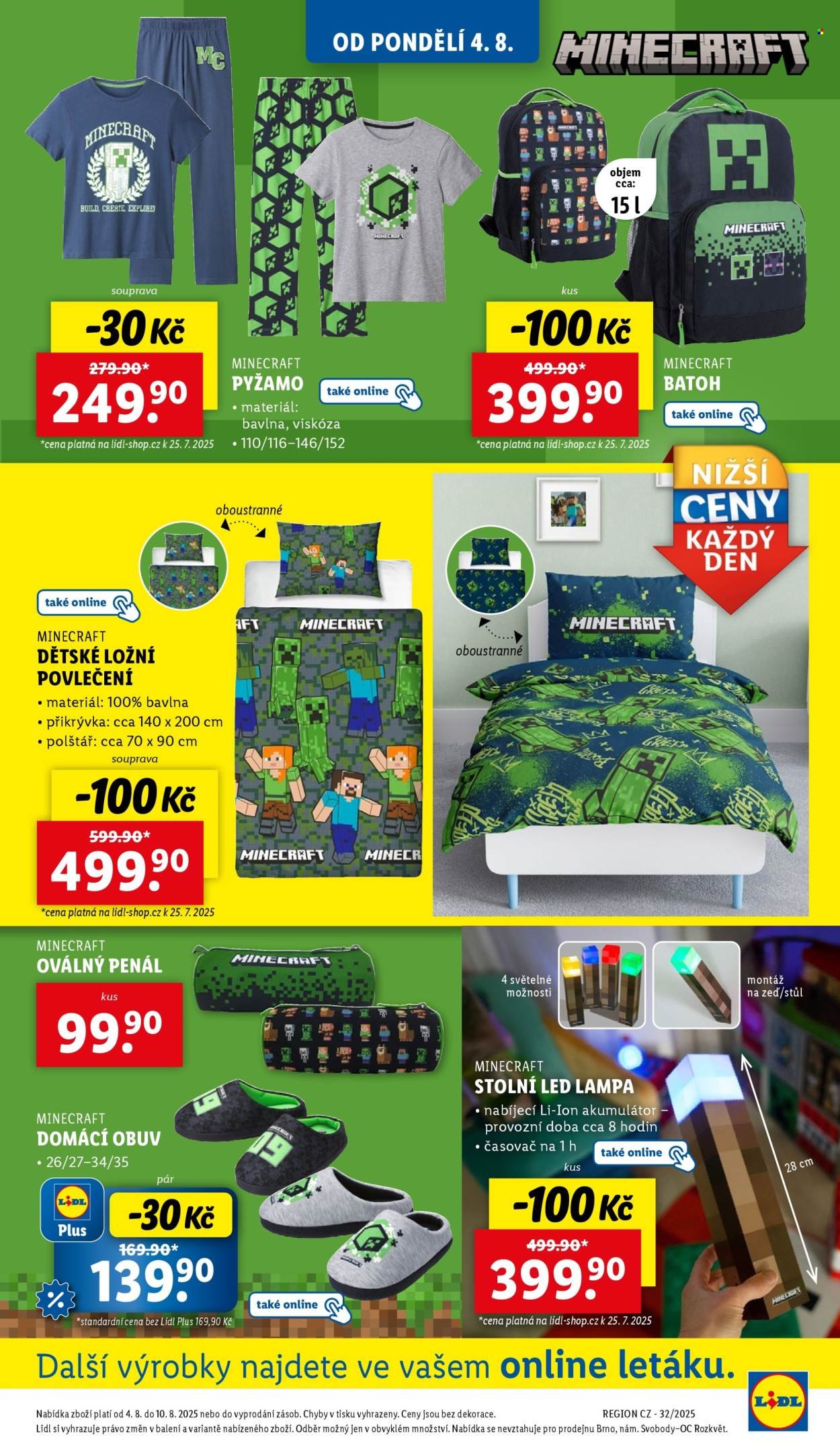 LIDL leták - Spotřební zboží (2025-08-04 - 2025-08-10)