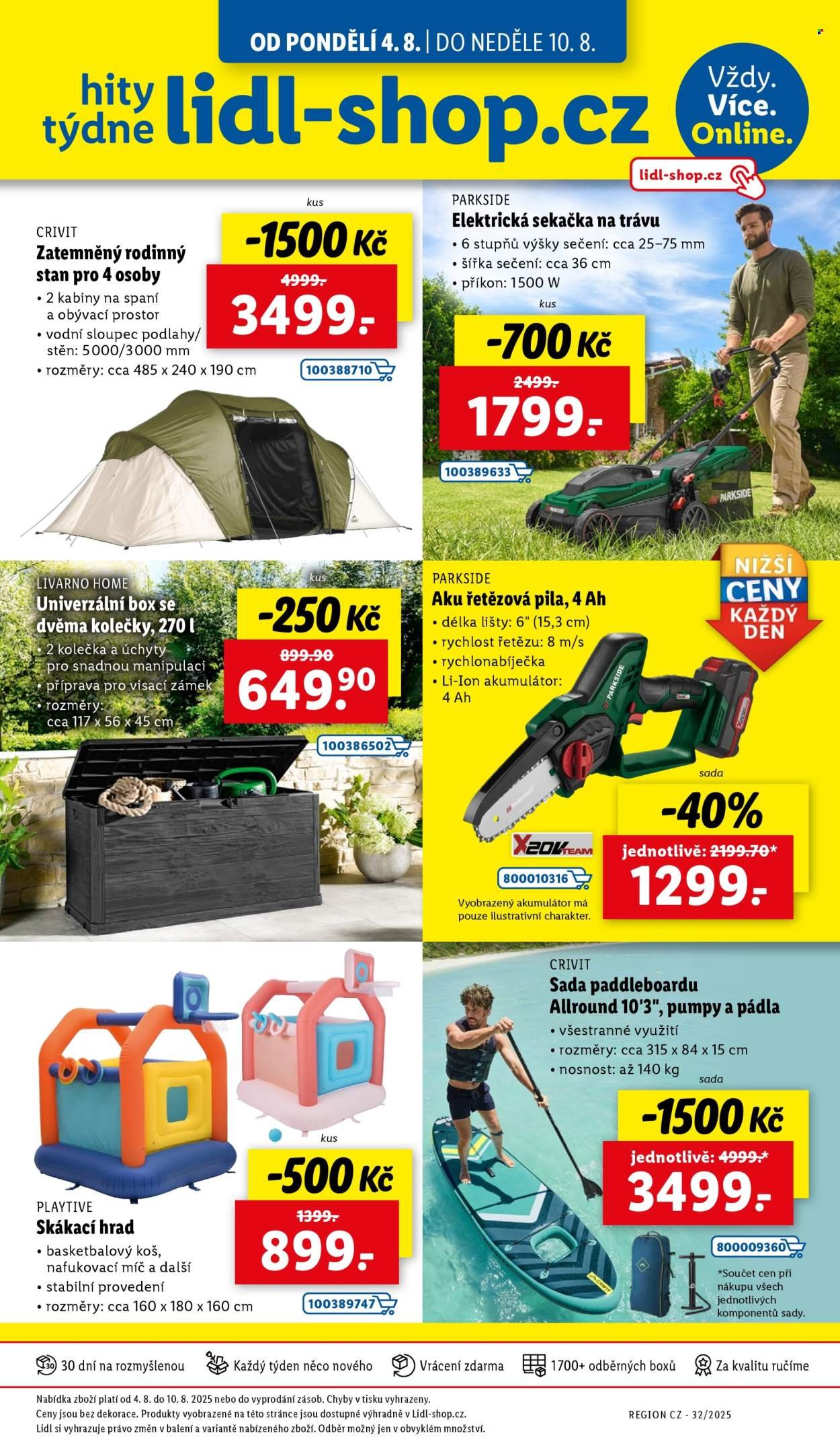 LIDL leták - Spotřební zboží (2025-08-04 - 2025-08-10)