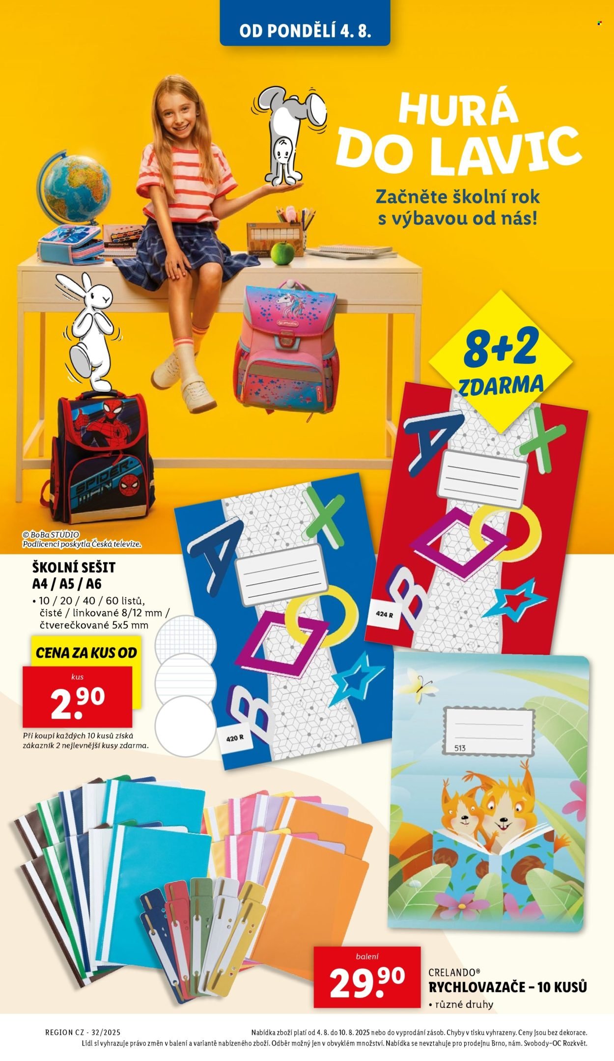 LIDL leták - Spotřební zboží (2025-08-04 - 2025-08-10)