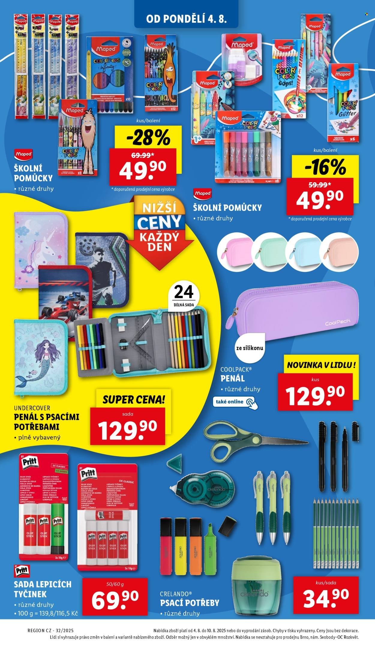 LIDL leták - Spotřební zboží (2025-08-04 - 2025-08-10)