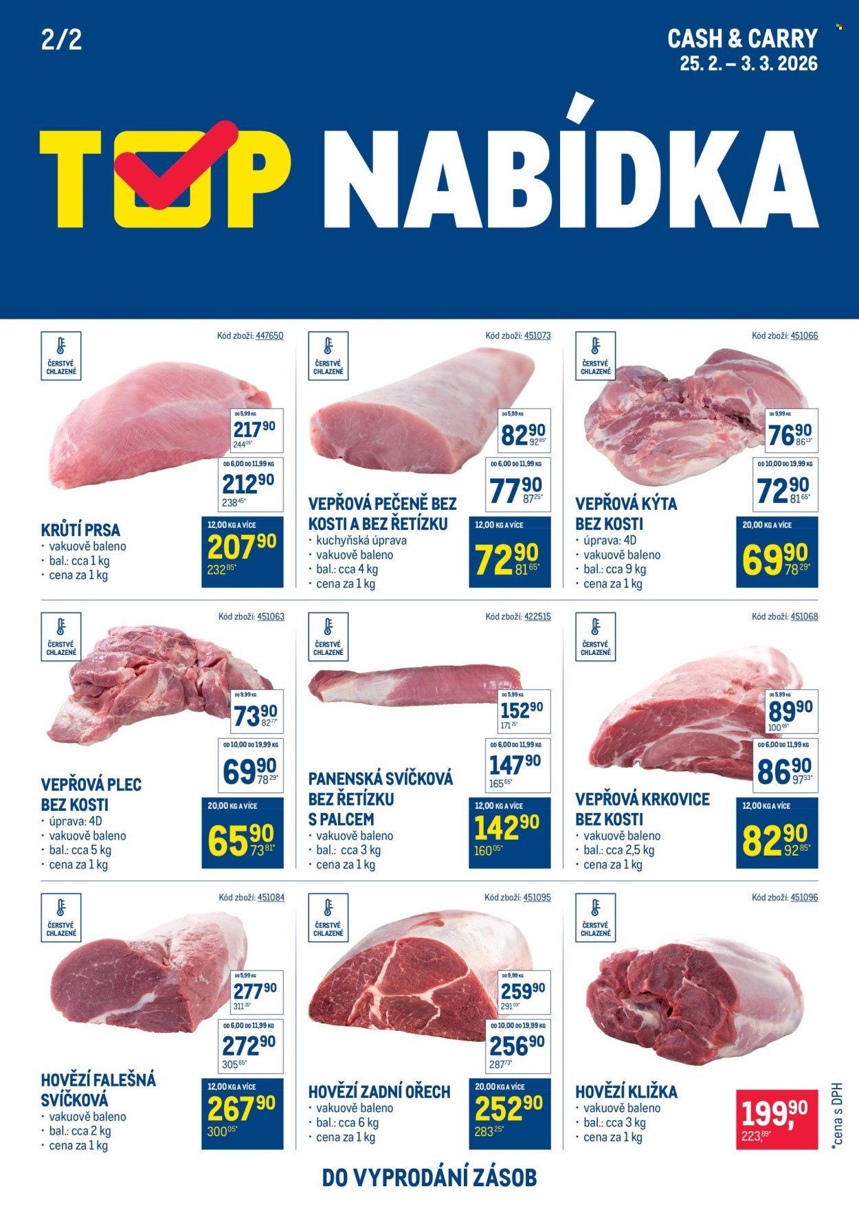MAKRO leták - TOP maso (2026-02-25 - 2026-03-03)