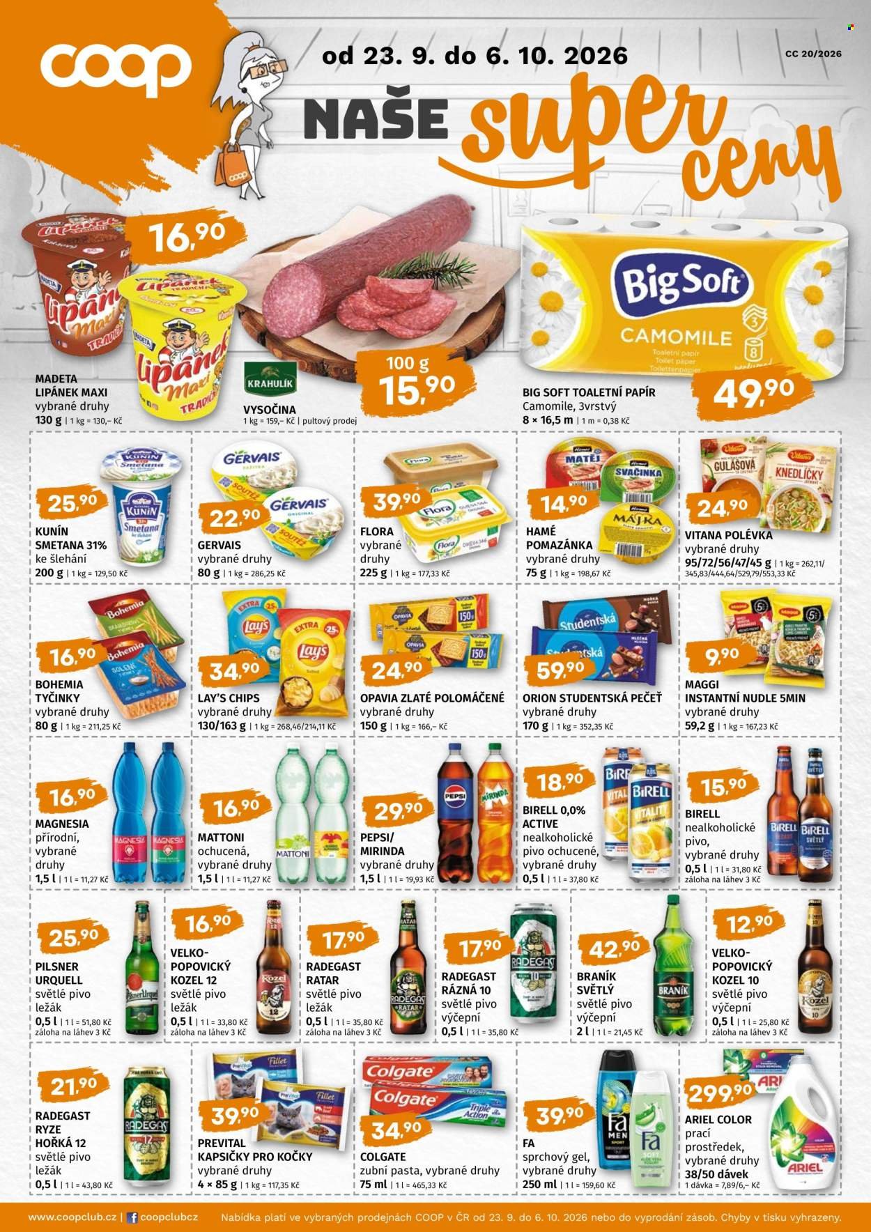 TREFA COOP leták - Od středy 23.9.2026