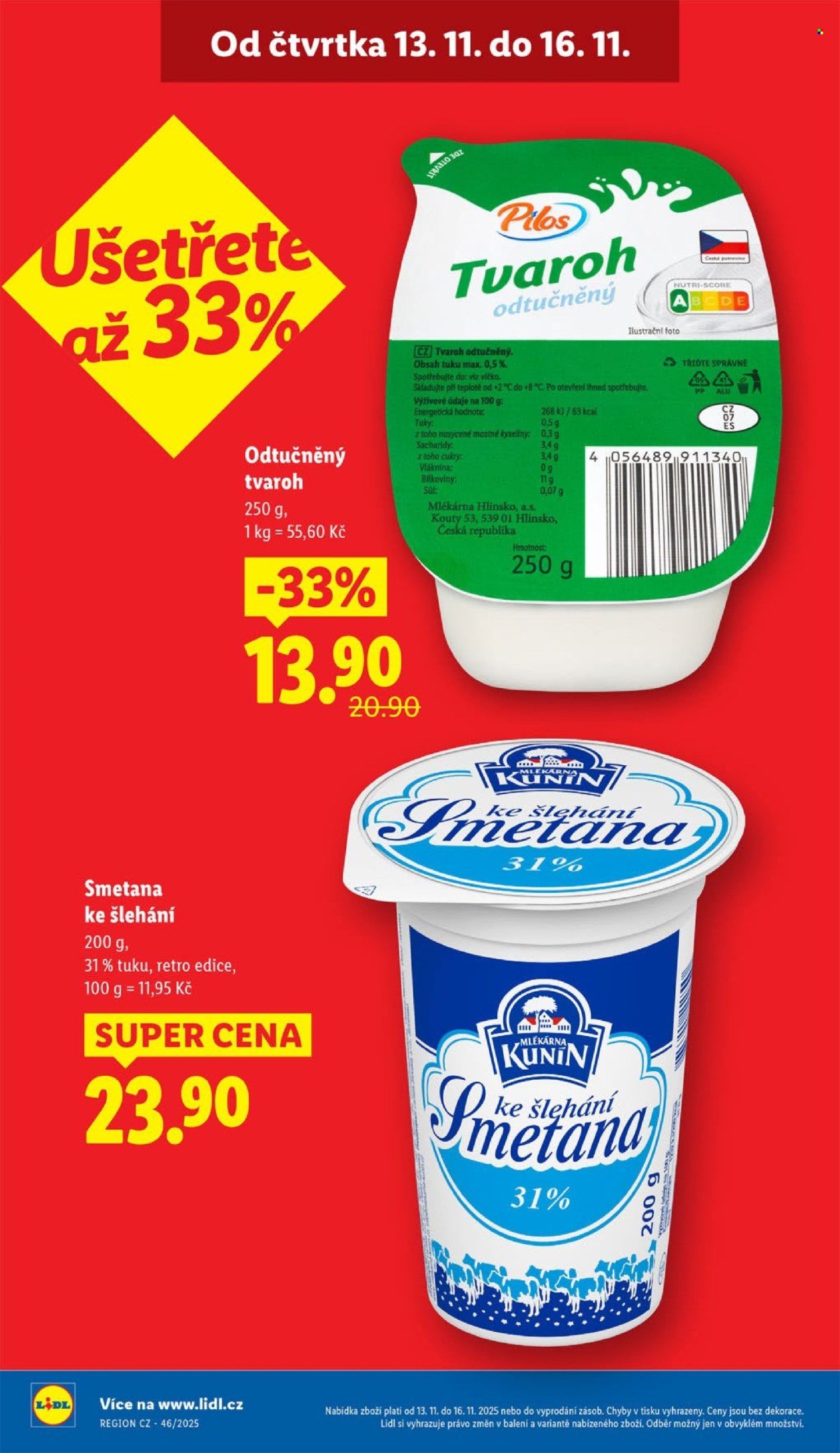 LIDL leták - Od čtvrtka 13.11.2025 (2025-11-13 - 2025-11-16)