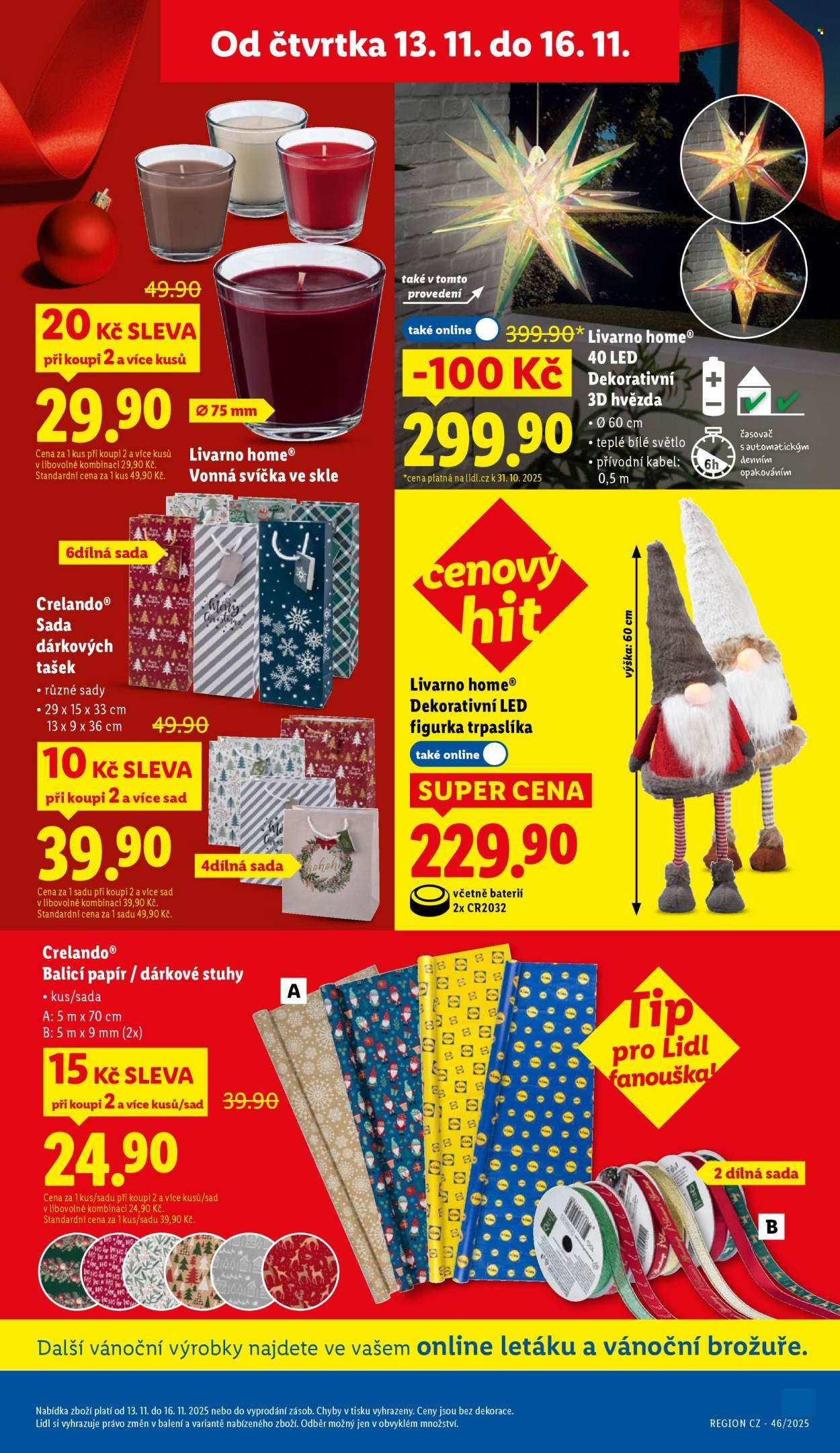 LIDL leták - Od čtvrtka 13.11.2025 (2025-11-13 - 2025-11-16)