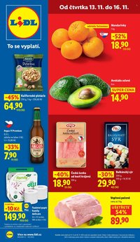 LIDL leták - Od čtvrtka 13.11.2025 (2025-11-13 - 2025-11-16)