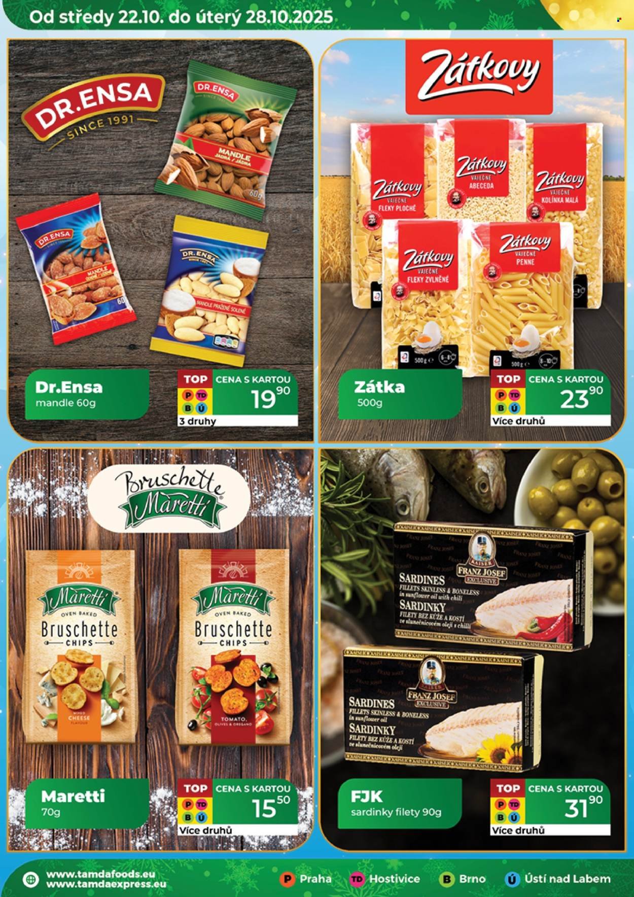 TAMDA FOODS leták - Od středy 22.10.2025 (2025-10-22 - 2025-10-28)