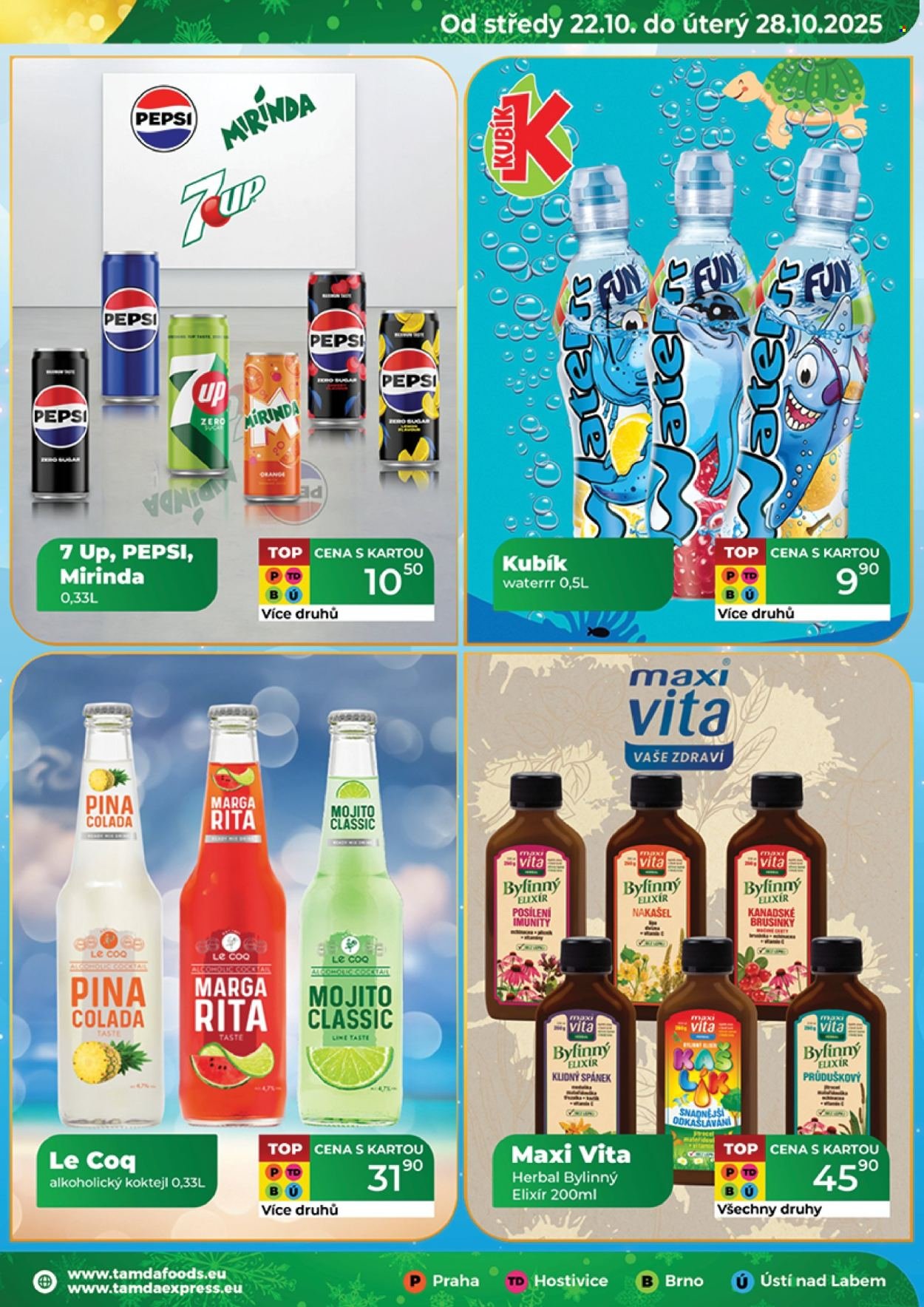 TAMDA FOODS leták - Od středy 22.10.2025 (2025-10-22 - 2025-10-28)