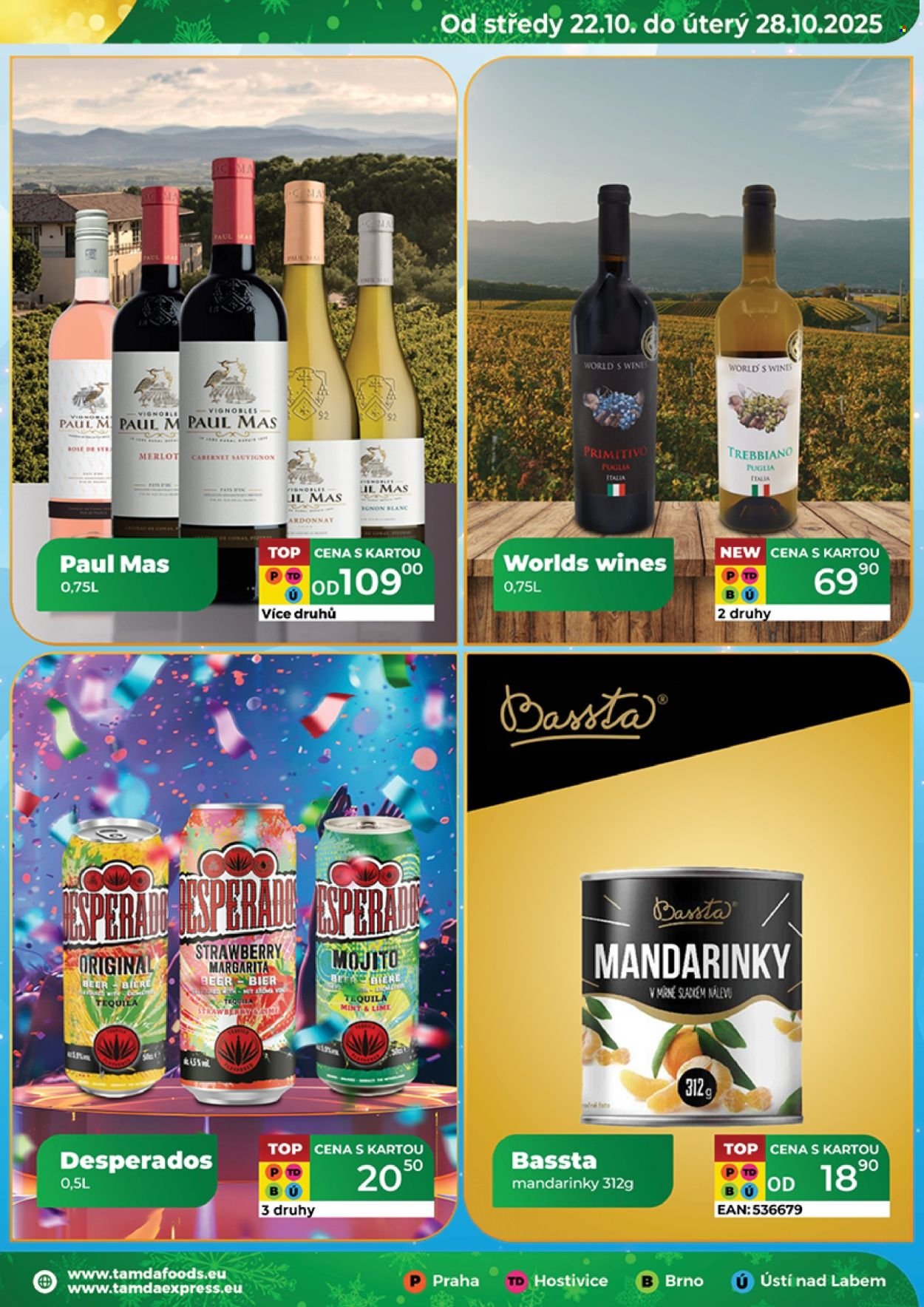 TAMDA FOODS leták - Od středy 22.10.2025 (2025-10-22 - 2025-10-28)