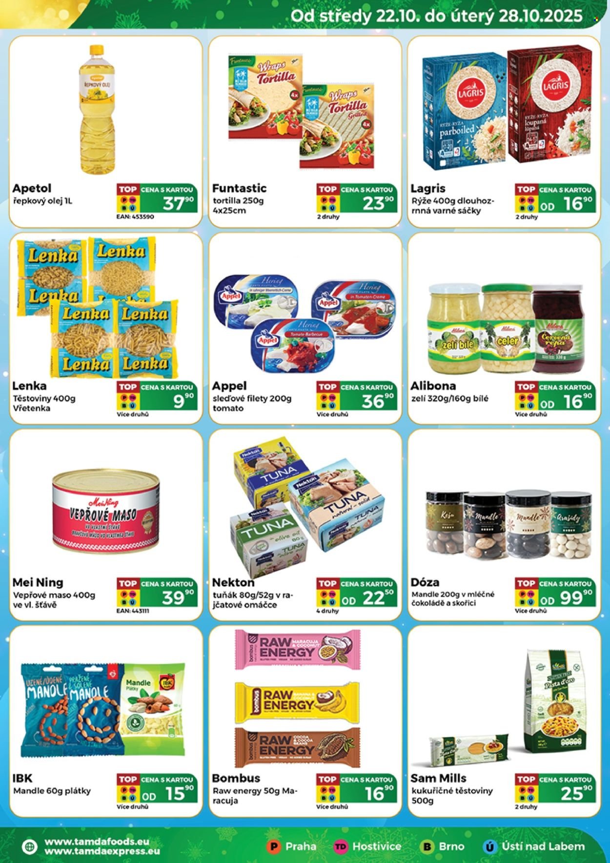 TAMDA FOODS leták - Od středy 22.10.2025 (2025-10-22 - 2025-10-28)