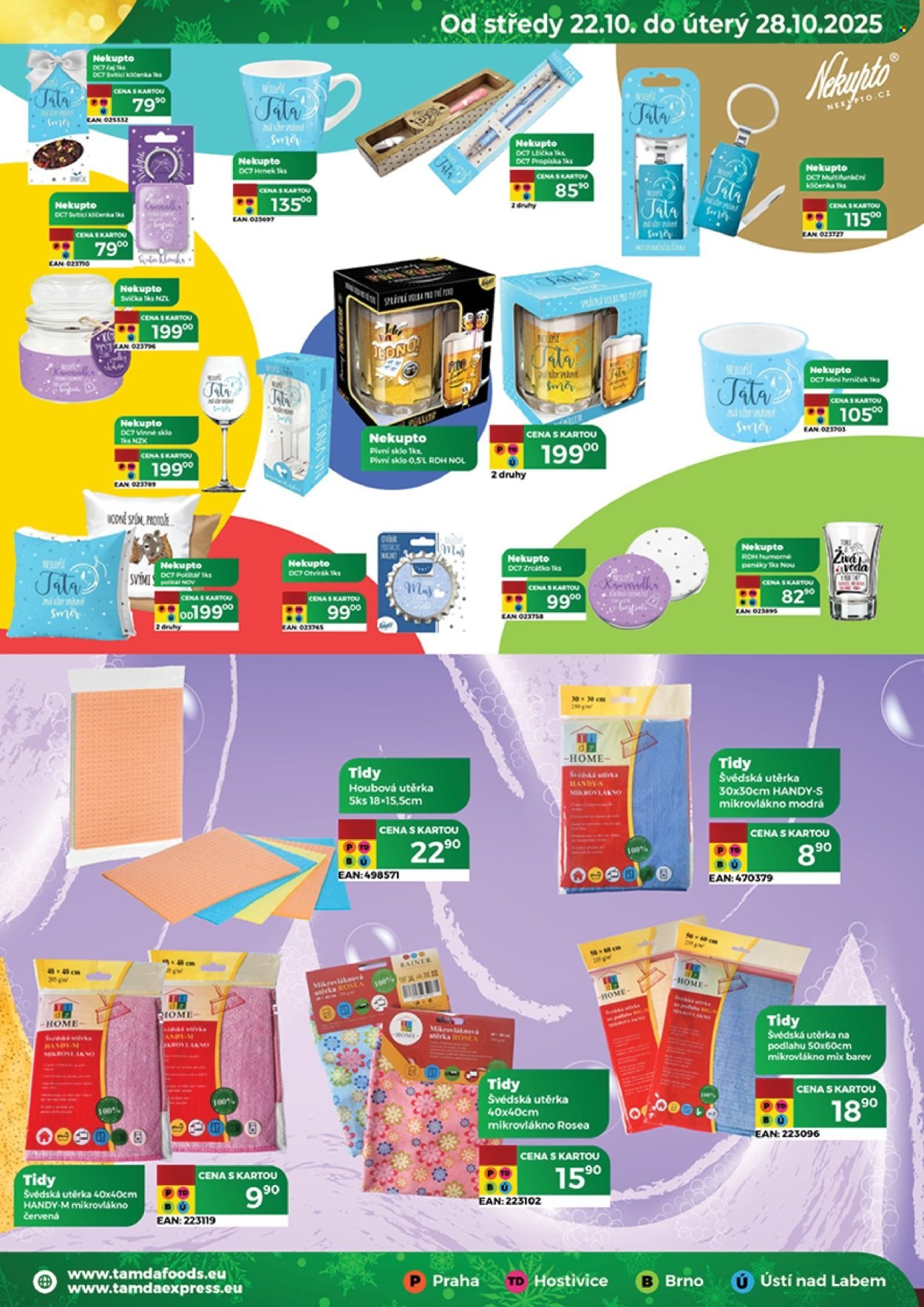 TAMDA FOODS leták - Od středy 22.10.2025 (2025-10-22 - 2025-10-28)