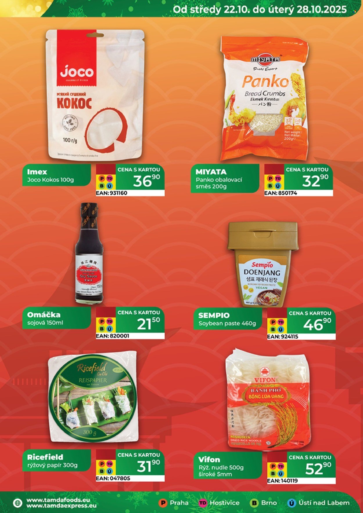 TAMDA FOODS leták - Od středy 22.10.2025 (2025-10-22 - 2025-10-28)