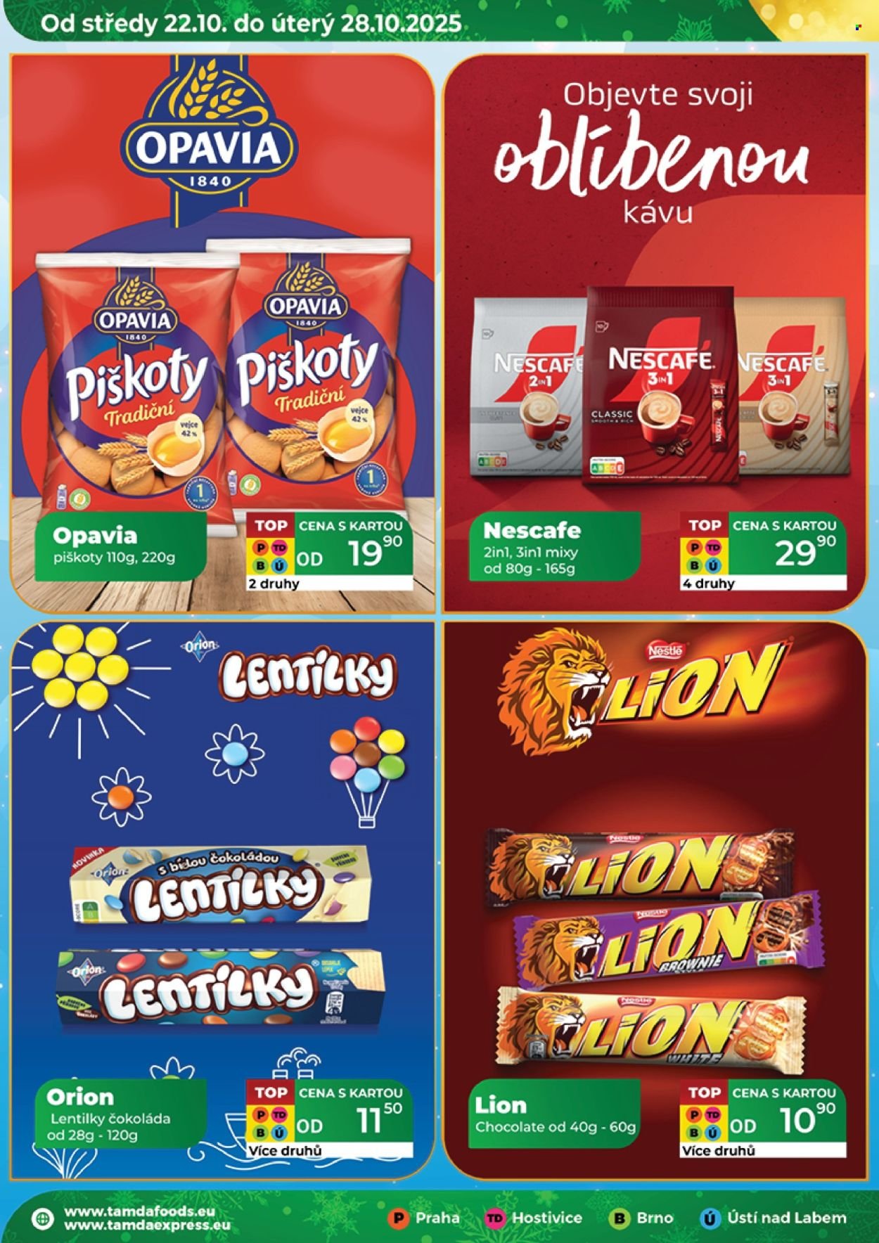 TAMDA FOODS leták - Od středy 22.10.2025 (2025-10-22 - 2025-10-28)