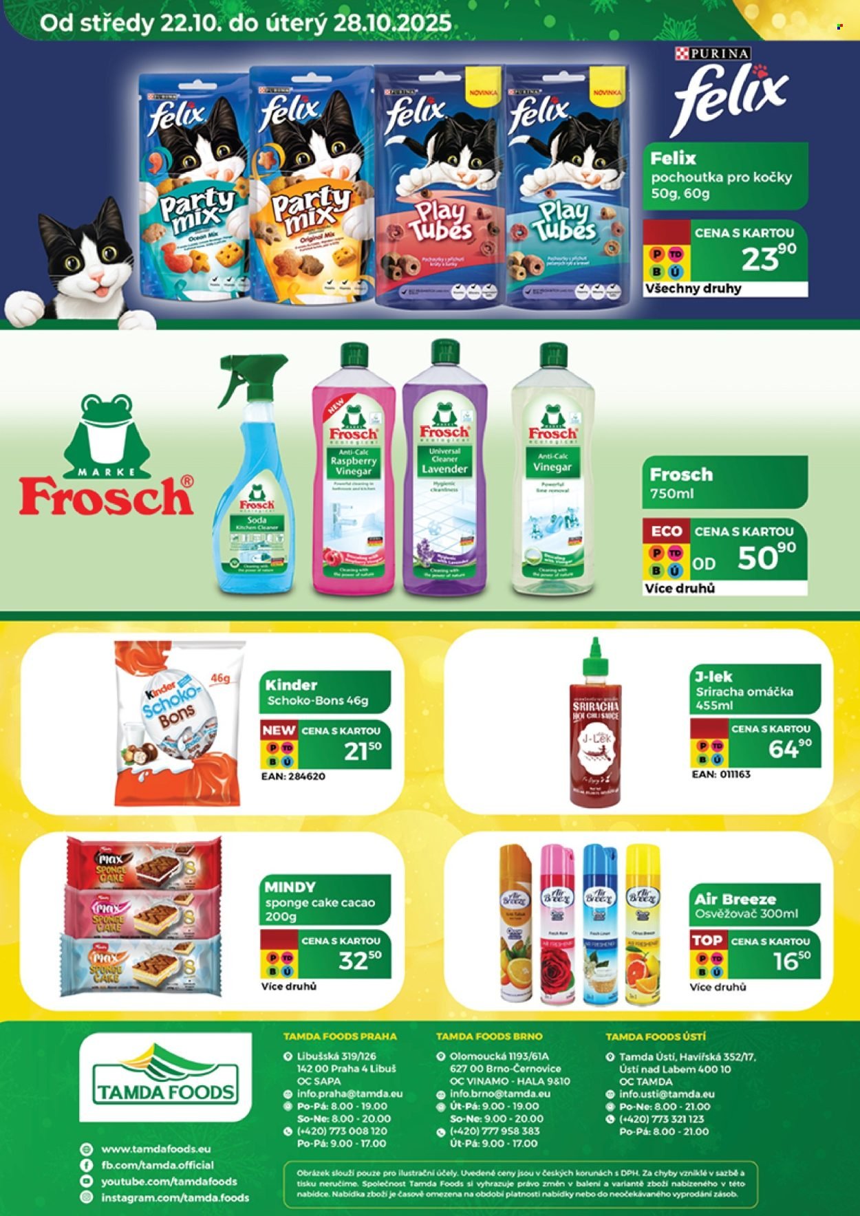TAMDA FOODS leták - Od středy 22.10.2025 (2025-10-22 - 2025-10-28)