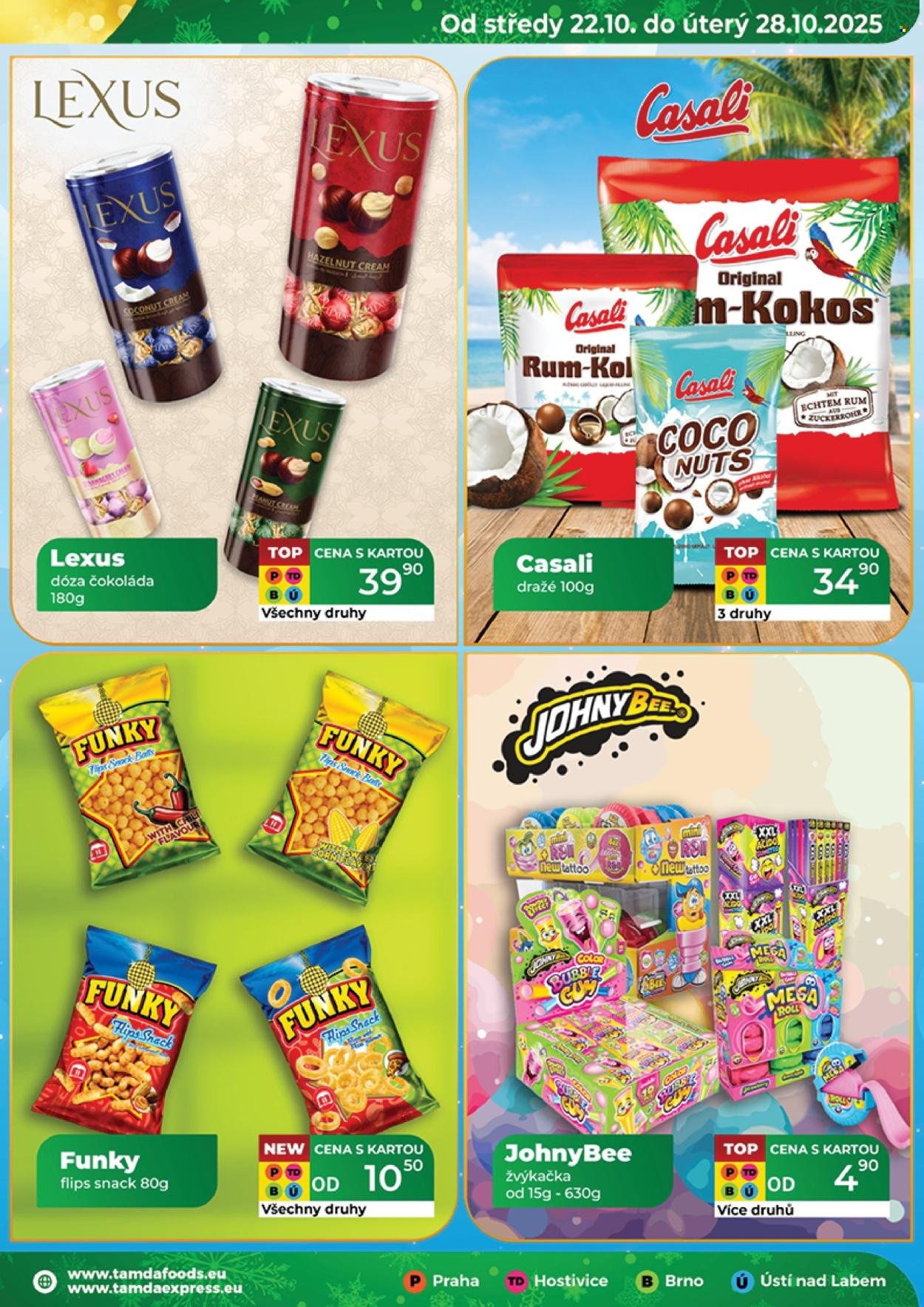TAMDA FOODS leták - Od středy 22.10.2025 (2025-10-22 - 2025-10-28)