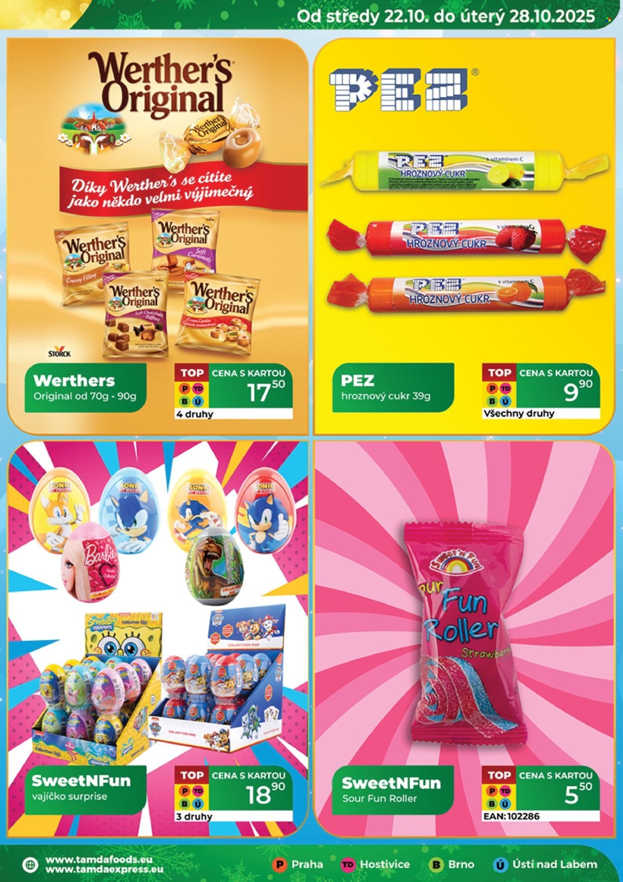 TAMDA FOODS leták - Od středy 22.10.2025 (2025-10-22 - 2025-10-28)