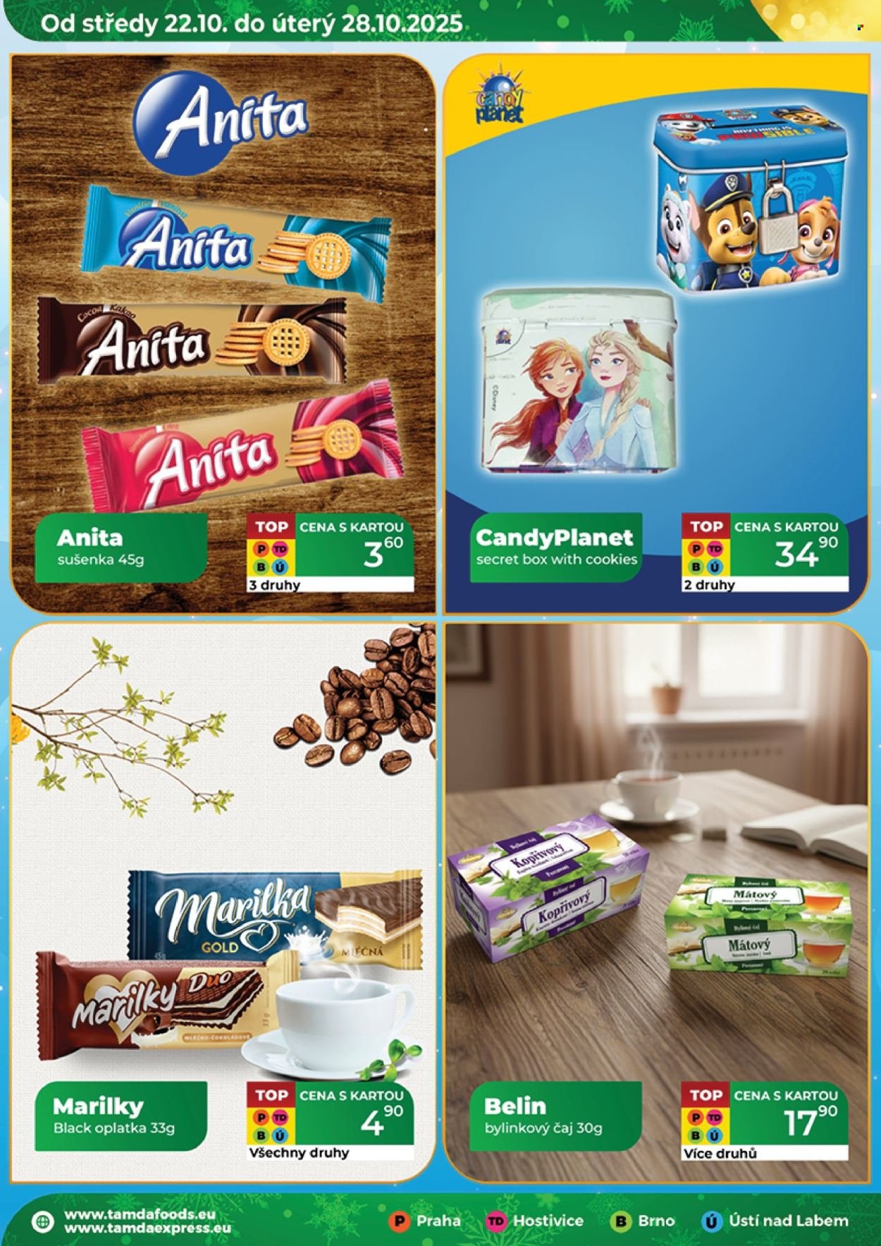 TAMDA FOODS leták - Od středy 22.10.2025 (2025-10-22 - 2025-10-28)
