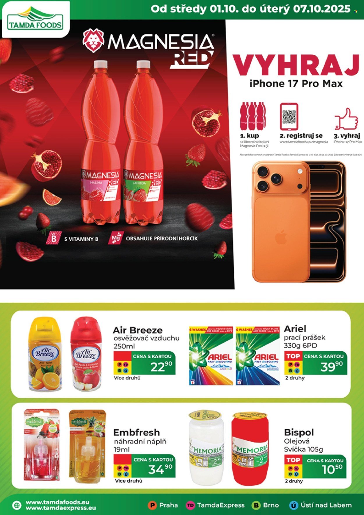 TAMDA FOODS leták - Od středy 1.10.2025 (2025-10-01 - 2025-10-07)