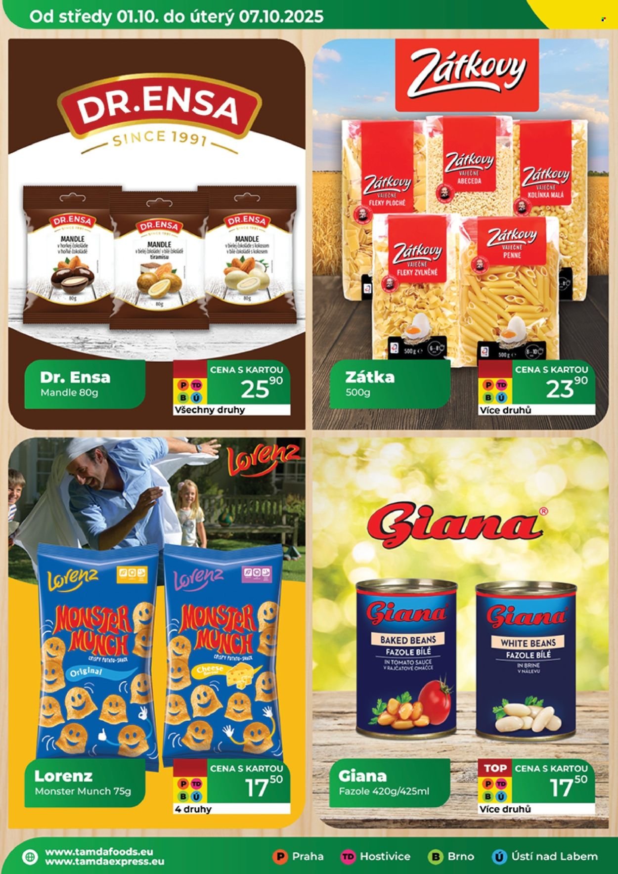 TAMDA FOODS leták - Od středy 1.10.2025 (2025-10-01 - 2025-10-07)