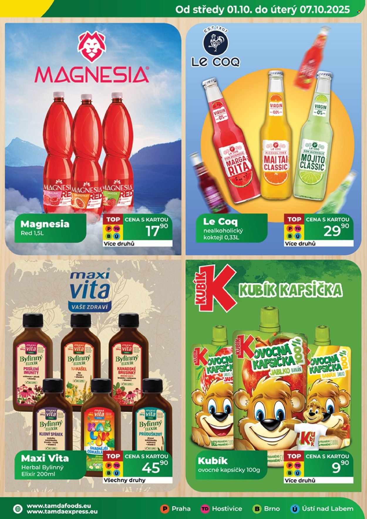 TAMDA FOODS leták - Od středy 1.10.2025 (2025-10-01 - 2025-10-07)