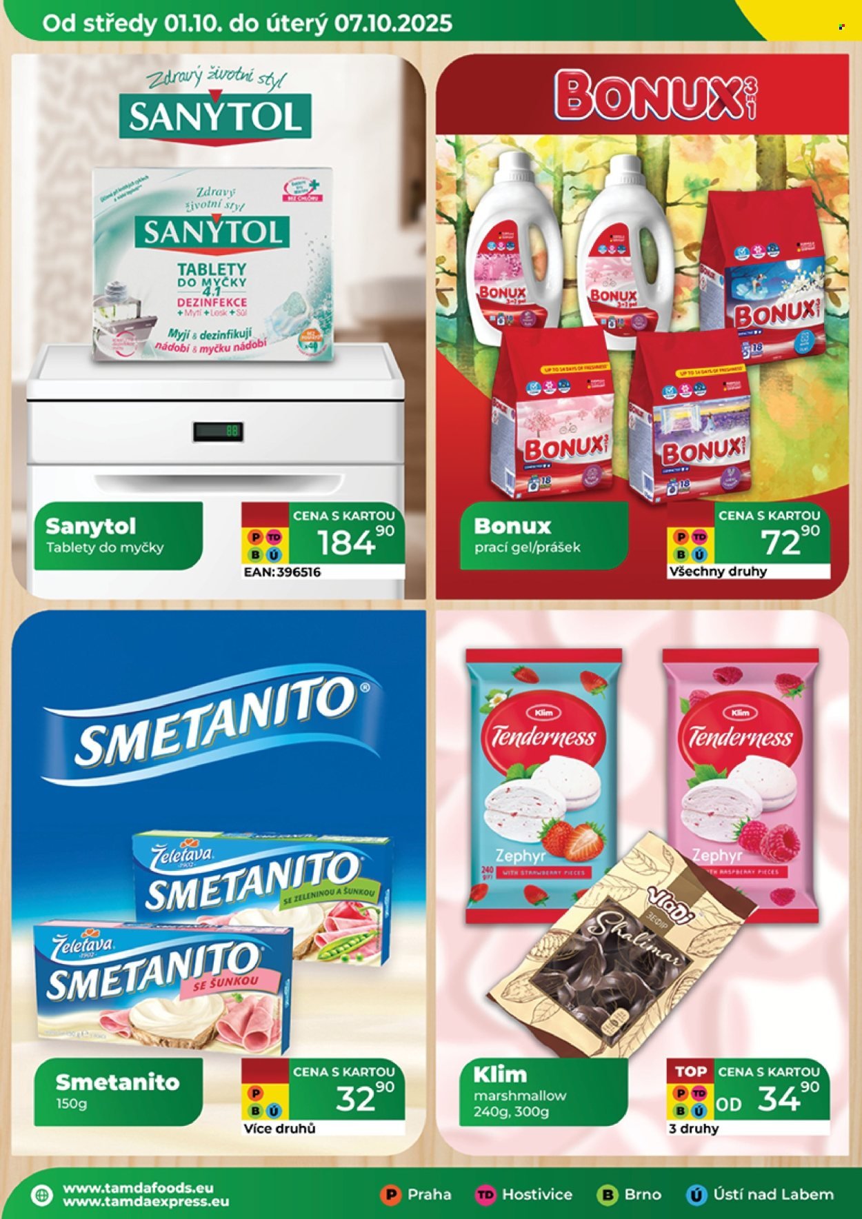 TAMDA FOODS leták - Od středy 1.10.2025 (2025-10-01 - 2025-10-07)