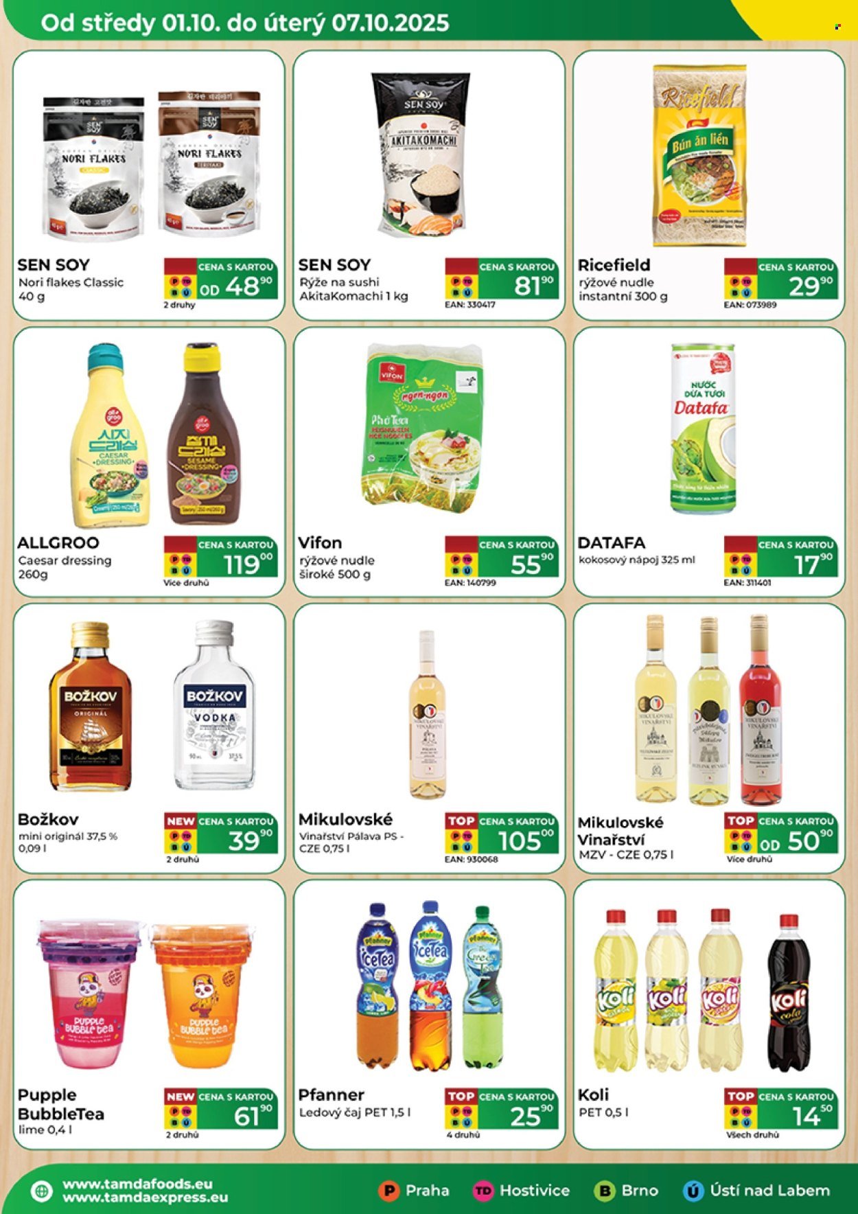 TAMDA FOODS leták - Od středy 1.10.2025 (2025-10-01 - 2025-10-07)