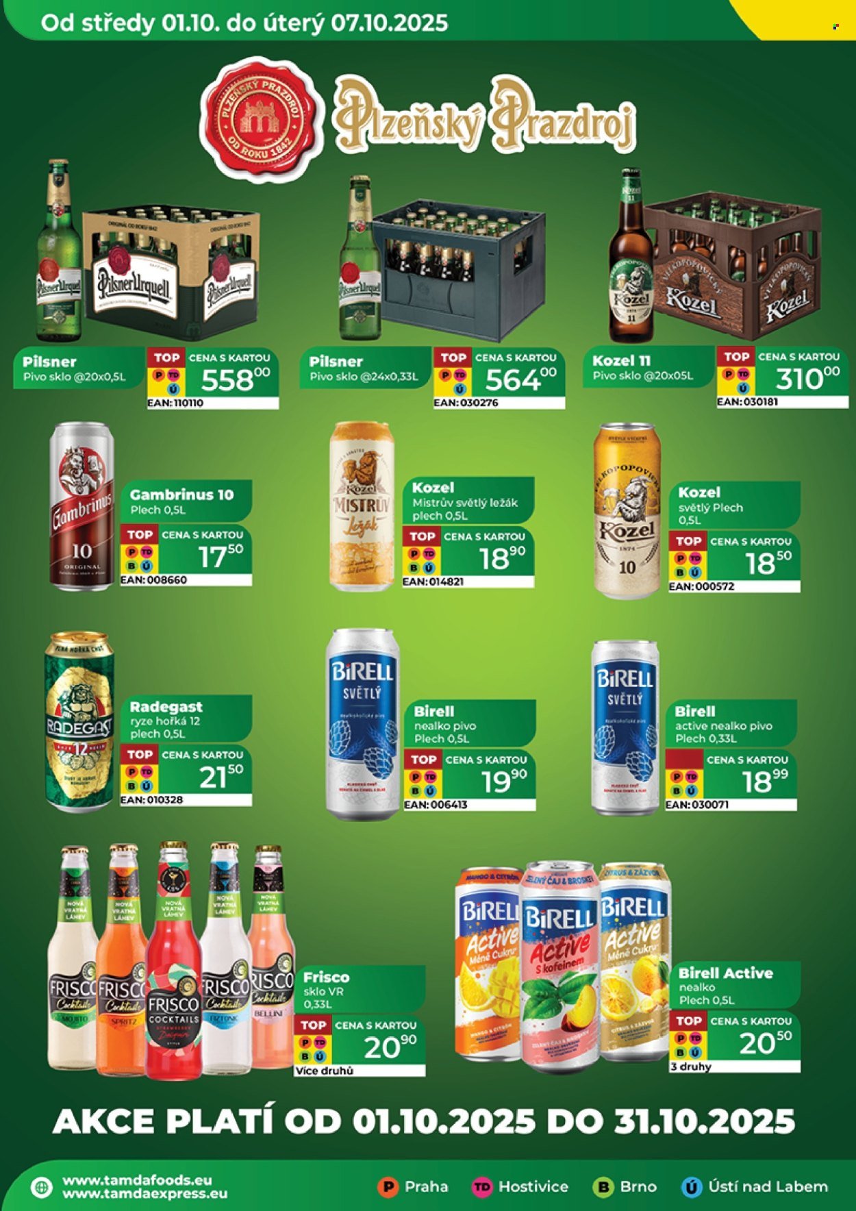 TAMDA FOODS leták - Od středy 1.10.2025 (2025-10-01 - 2025-10-07)