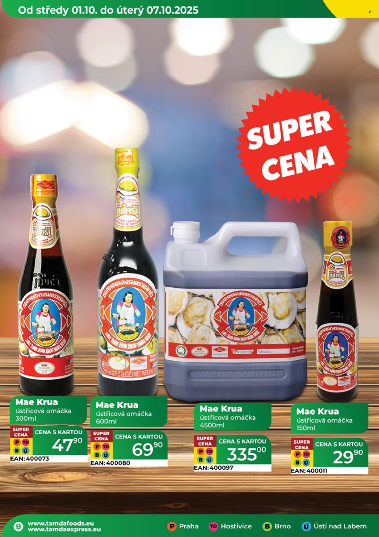 TAMDA FOODS leták - Od středy 1.10.2025 (2025-10-01 - 2025-10-07)
