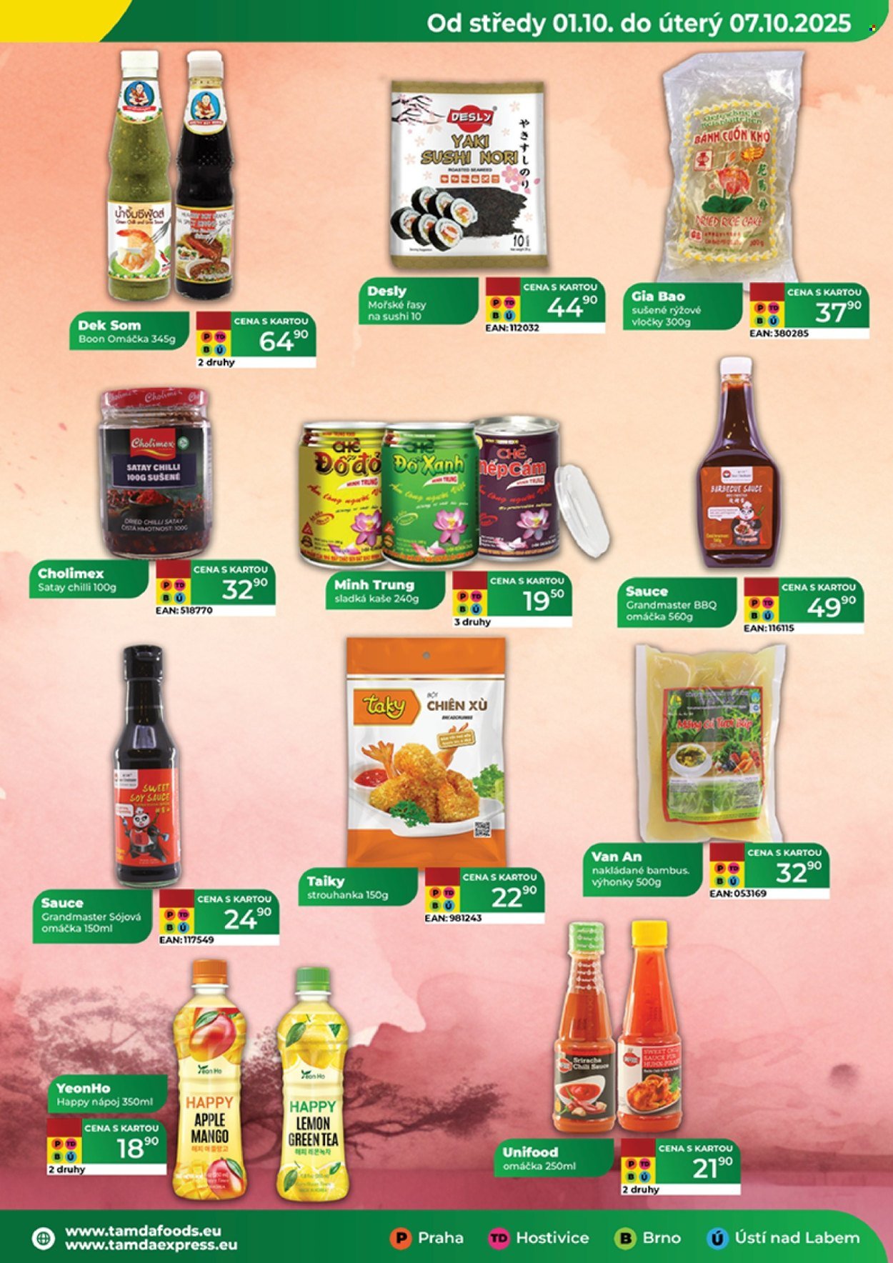 TAMDA FOODS leták - Od středy 1.10.2025 (2025-10-01 - 2025-10-07)
