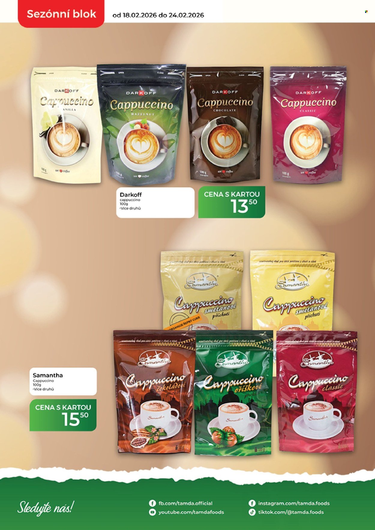 TAMDA FOODS leták - Od středy 18.2.2026 (2026-02-18 - 2026-02-24)
