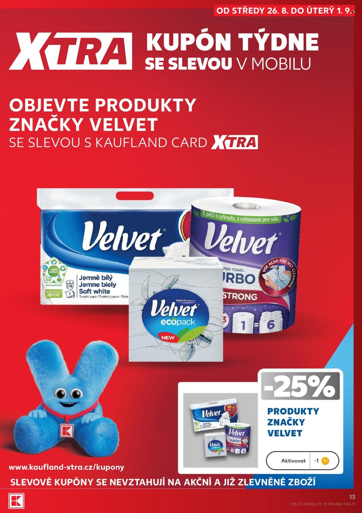 KAUFLAND leták - Od středy 26.8.2026