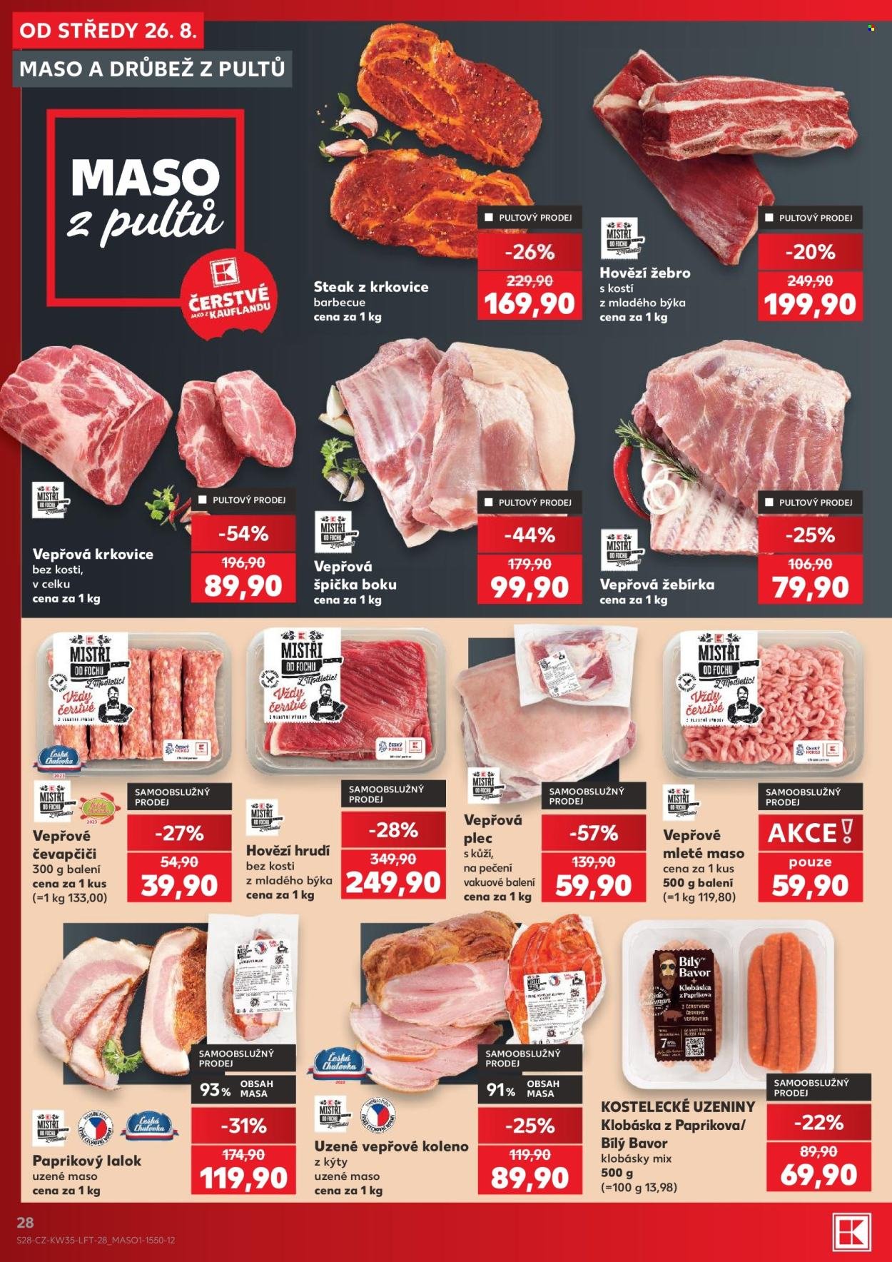 KAUFLAND leták - Od středy 26.8.2026