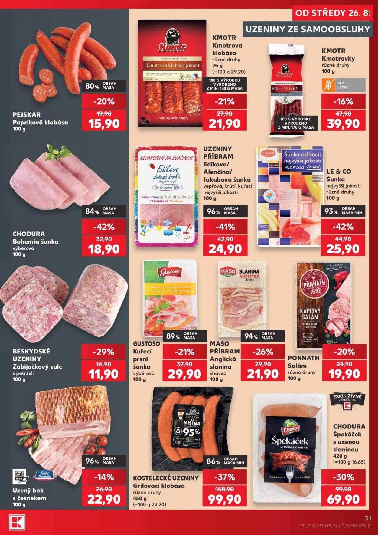 KAUFLAND leták - Od středy 26.8.2026