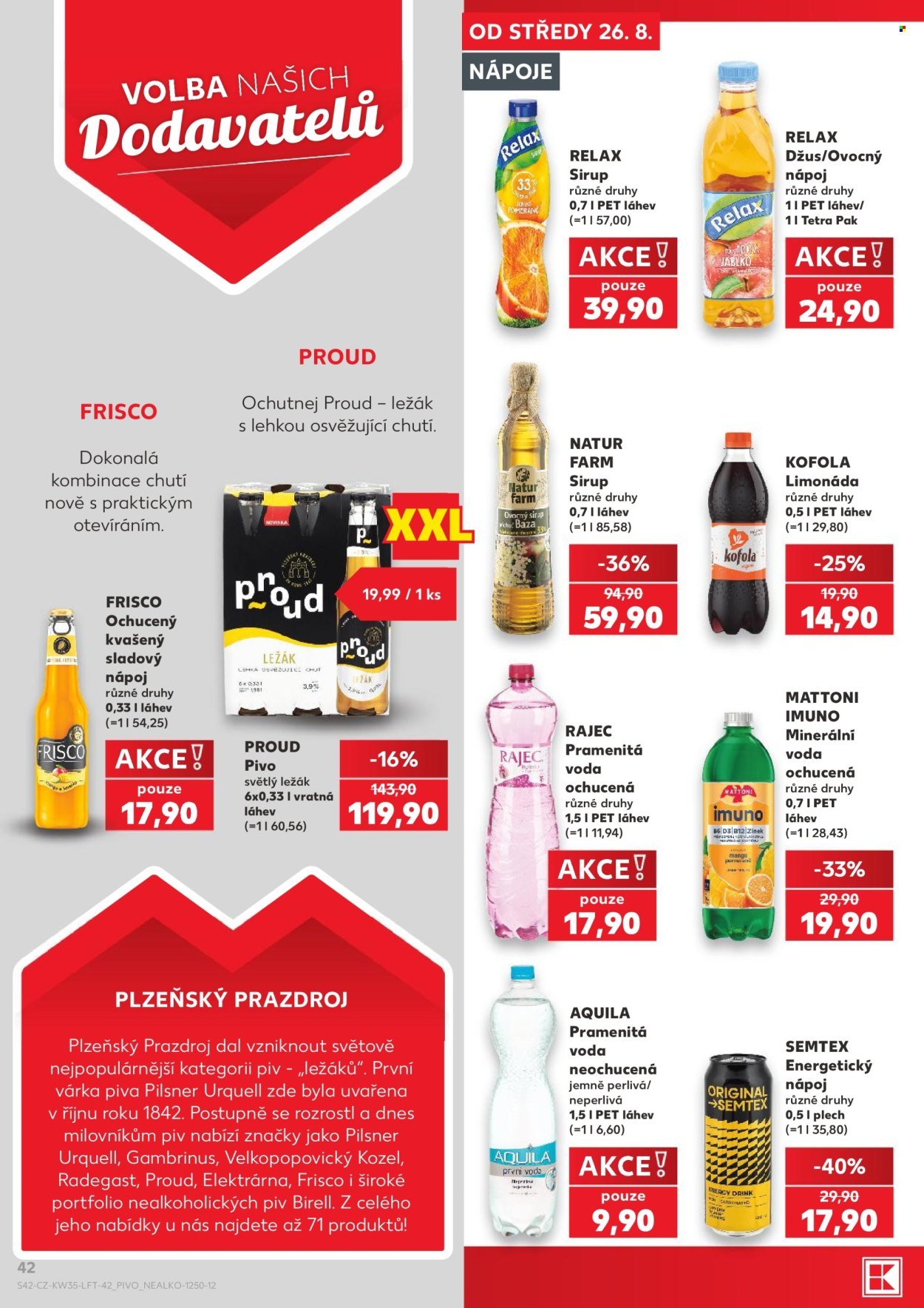 KAUFLAND leták - Od středy 26.8.2026