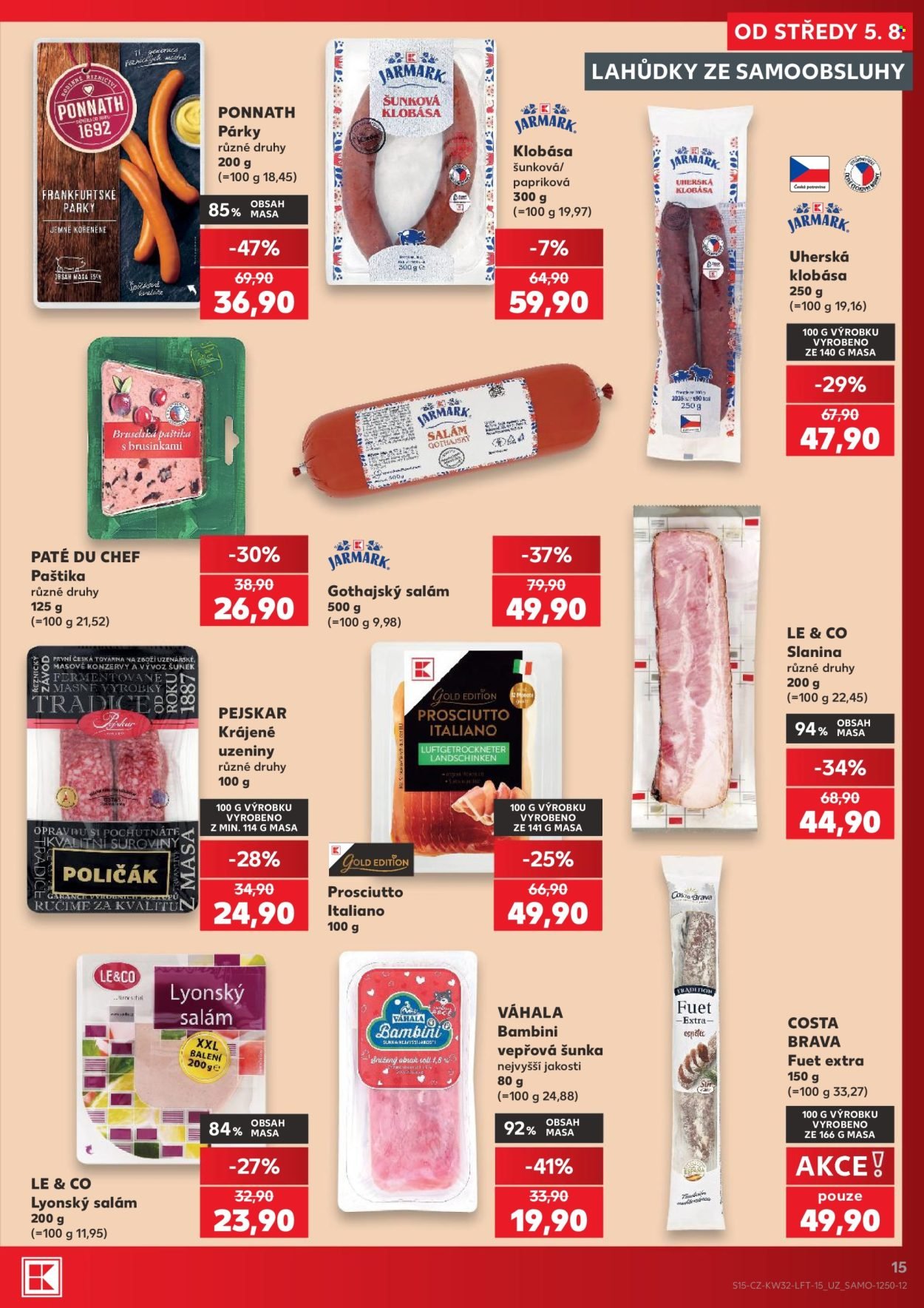 KAUFLAND leták - Od středy 5.8.2026