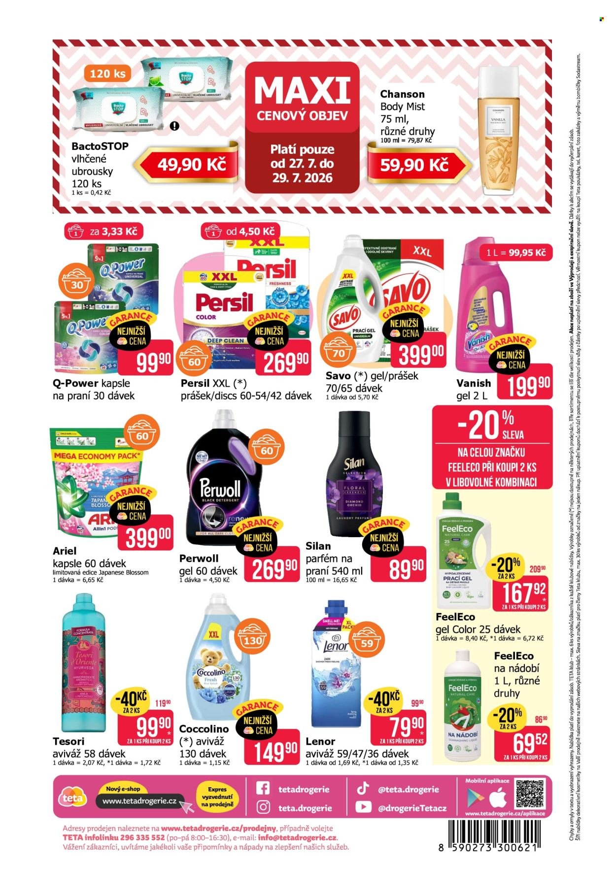 TETA DROGERIE leták - Od čtvrtka 16.7.2026