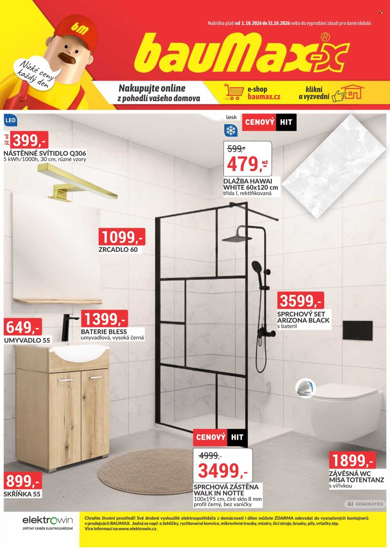 BAUMAX leták - Od čtvrtka 1.10.2026